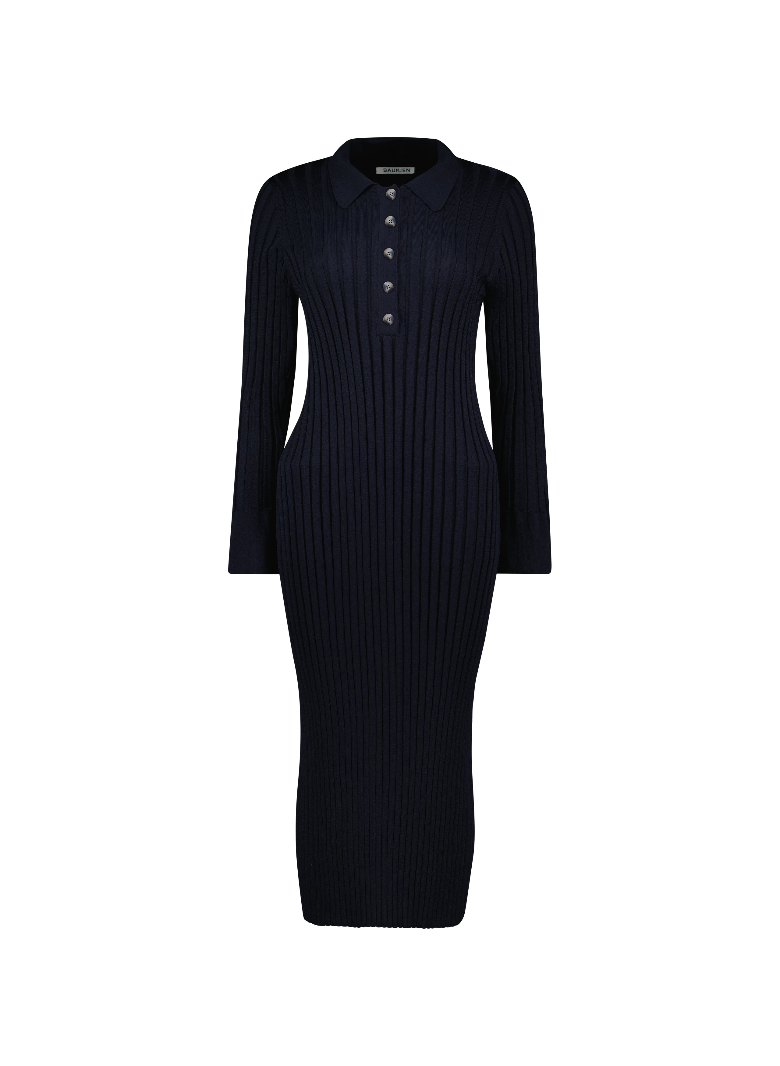 Cece Knitted Midi Dress for Women - Soft Stretch Comfortable Casual Wrap Dress - Perfect for Office, Date Night & Fall Season