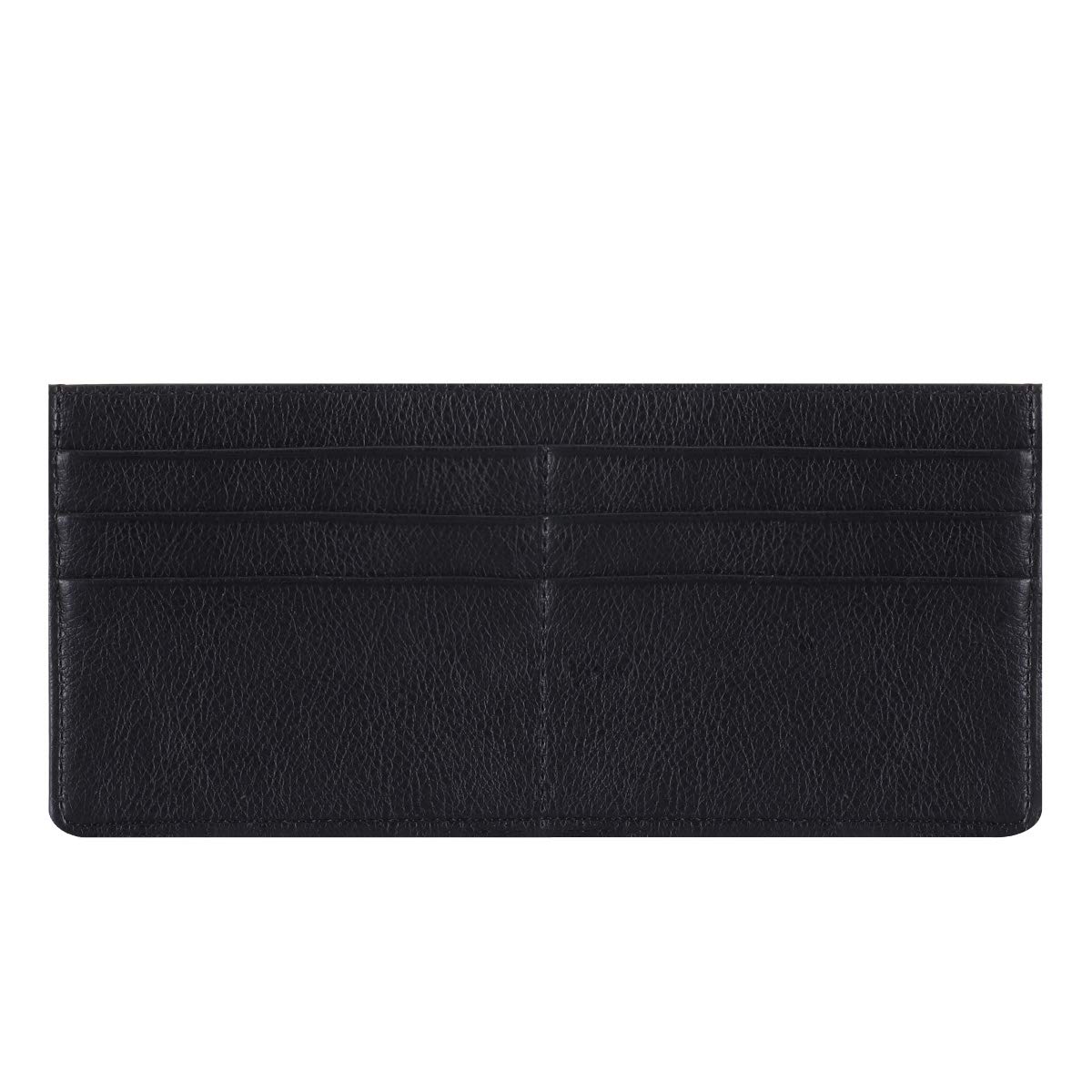 Slim Women's RFID Blocking Credit Card Wallet with Zipper Pocket - Multi-Functional Purse for Cash, Coins & Receipts - Perfect for Travel, Work & Everyday Use (Black)