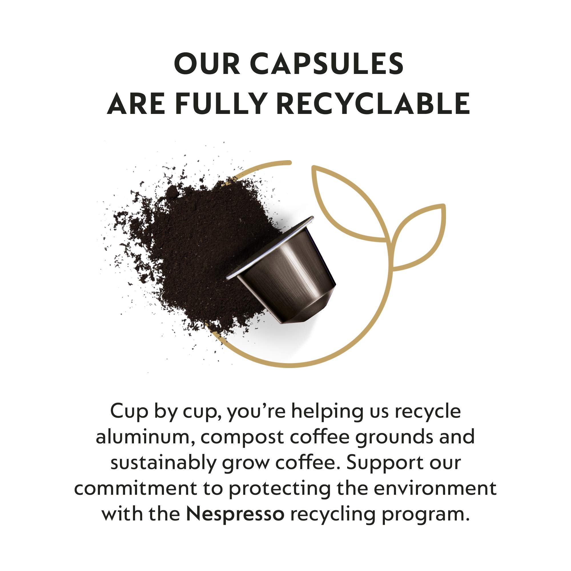 Nespresso OriginalLine Coffee Capsules - Roma Intenso Medium Roast (50 Count) | Compatible with Nespresso Original Machines | Perfect for Home Brewing & Office Coffee Breaks