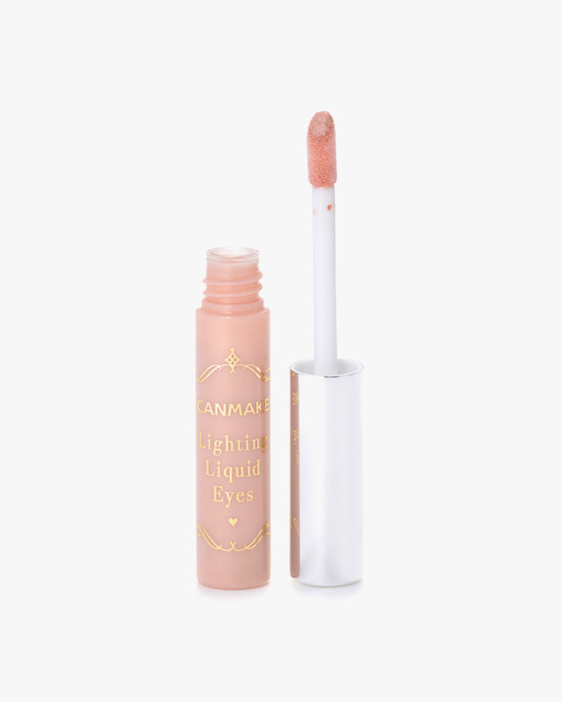 CANMAKE Lighting Liquid Eyes - Long-Lasting Shimmer Eyeshadow for Bright & Glowing Look - Perfect for Party, Wedding & Night Out Makeup