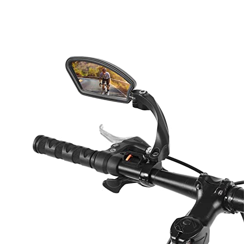 Universal Bike Mirror - 180° Rotating HD Safety Rearview Mirror for Mountain & Road Bikes (Left/Right Handlebar) | Perfect for Commuting, Cycling Safety & Traffic Awareness