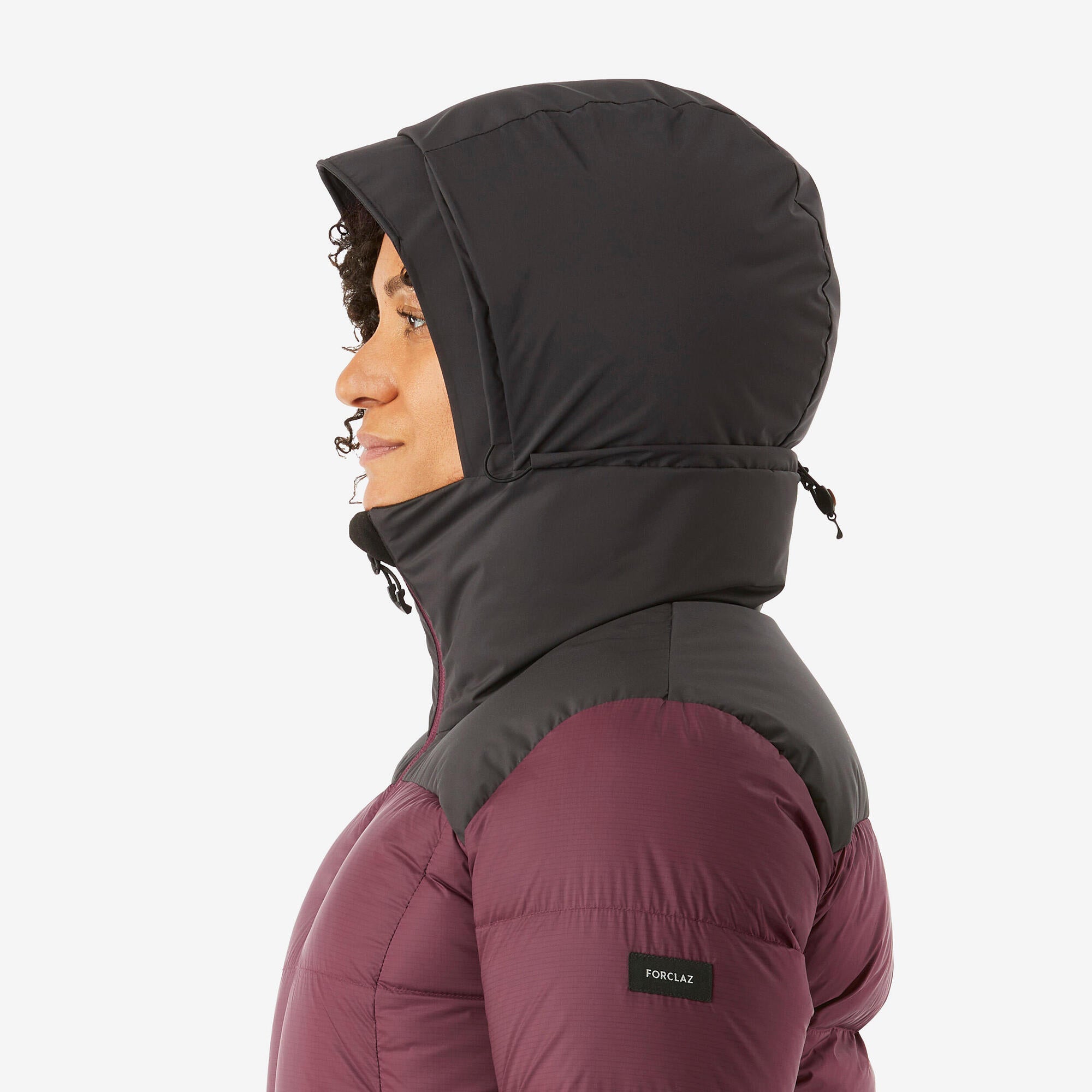 Forclaz Women's MT900 Hooded Down Puffer Jacket - Lightweight Winter Coat, Waterproof Warm Jacket for Hiking, Skiing & Outdoor Activities