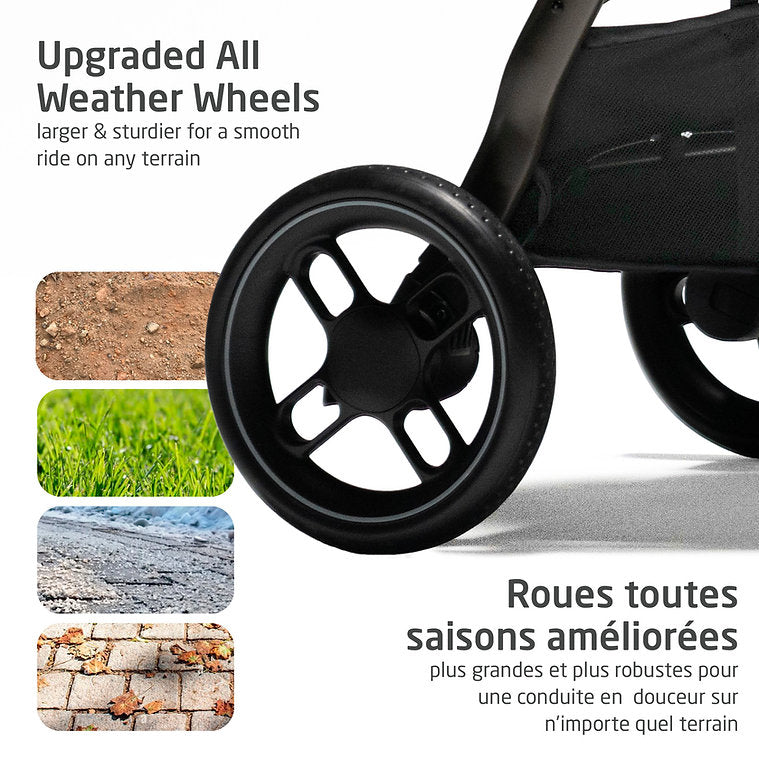 Maxi Cosi Zelia Luxe Travel System - Lightweight Stroller & Infant Car Seat Combo for Safe & Convenient Travel | Perfect for Newborns, Shopping, and Family Outings
