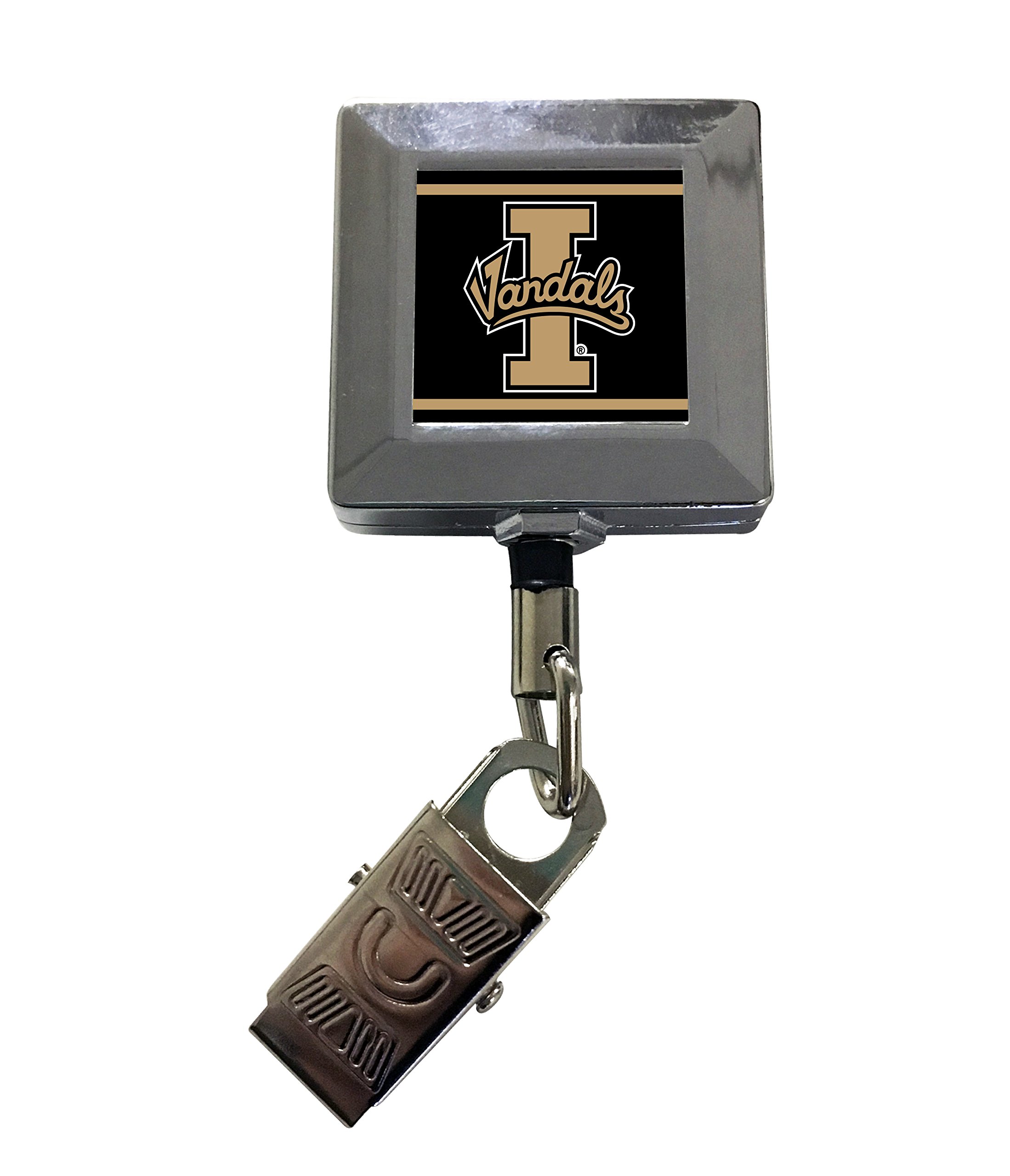 Official Idaho Vandals 2-Pack Retractable Badge Holder - NCAA Licensed College Lanyard for ID Cards, Keys & Security Badges - Perfect for Campus, Work & Events
