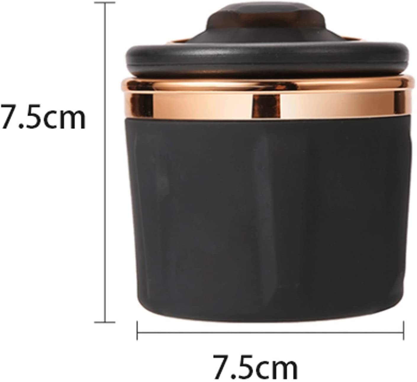 Premium Car Ashtray with Detachable Lighter Set - Blue LED Light Indicator & Lid for Smoke-Free Cars, Home, Office & Travel | Ideal for Smokers on the Go (Color: A)