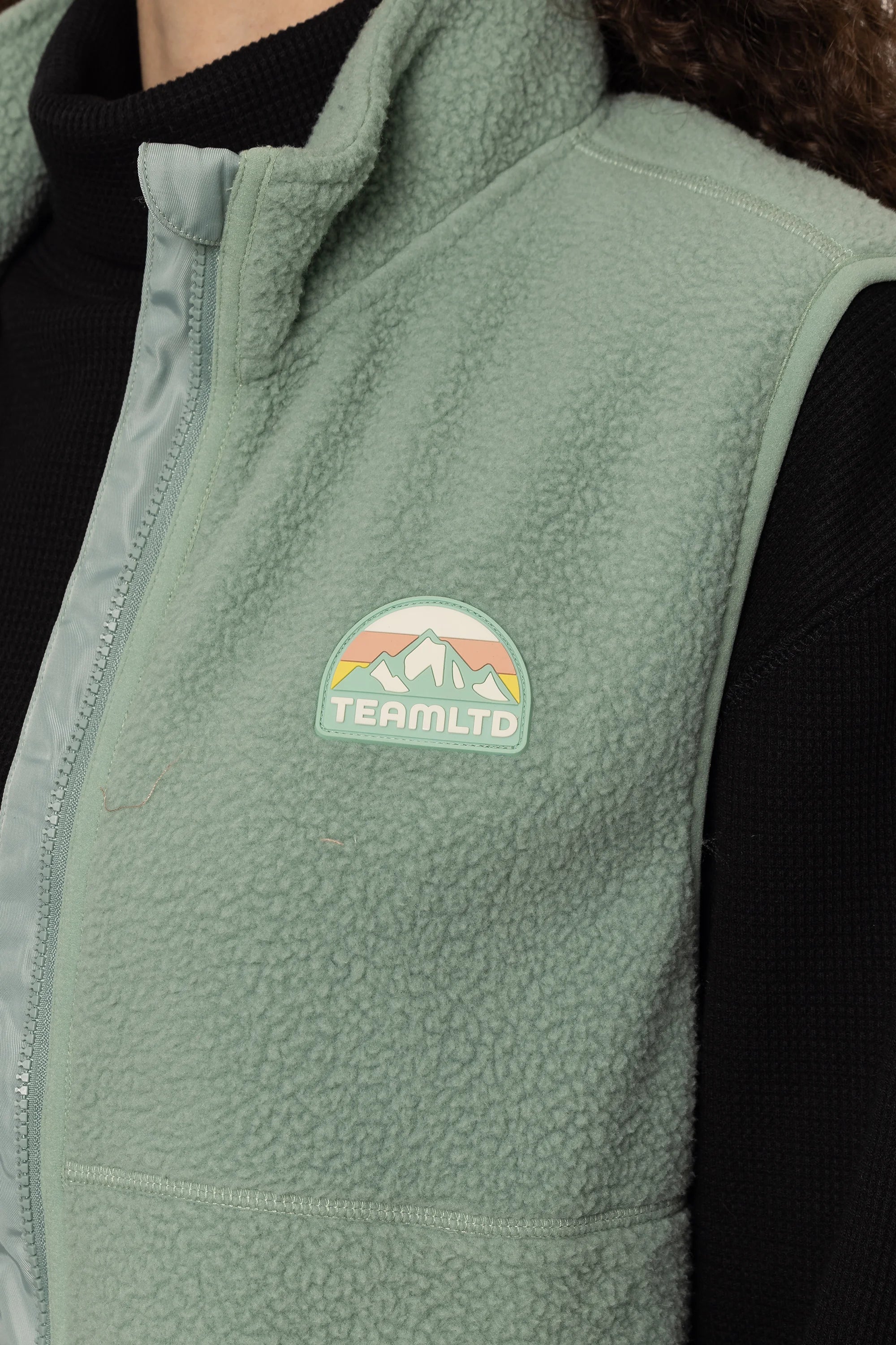 Sage Sherpa Vest for Women - Soft Fleece Lined Warm Winter Vest - Cozy Outdoor Layering for Hiking, Camping & Casual Wear