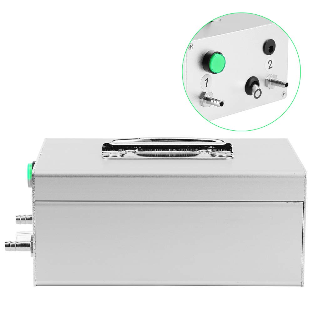 **Aluminum Alloy Electric Milking Machine with Fast Heat Dissipation - Pulsation Vacuum Pump for Goats, Sheep, Cows & Horses (US Plug) - Ideal for Dairy Farms & Livestock Care**