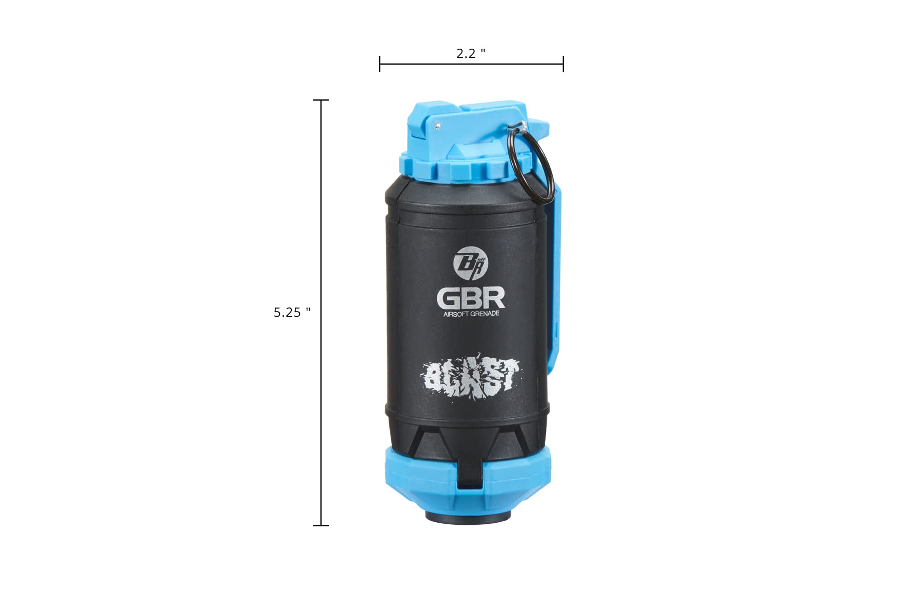 Lancer Tactical GBR Outdoor 130 Round Spring Powered ABS BB Impact Shower for Airsoft - Perfect for Outdoor Training, Target Practice & Tactical Games