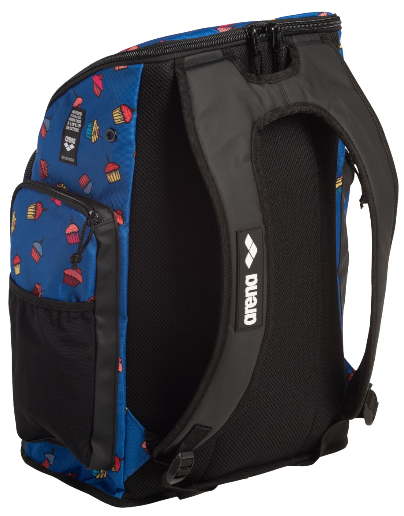 Spiky III Cupcakes Allover Team 45L Backpack - Limited Edition School & Travel Backpack for College Students & Gamers