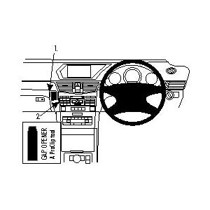 ClicOn No Holes Angled Dash Mount for Mercedes Benz E Class Sedan (2009-2016) - Secure Phone Holder for Hands-Free Navigation & Driving - Perfect for Commuting & Road Trips