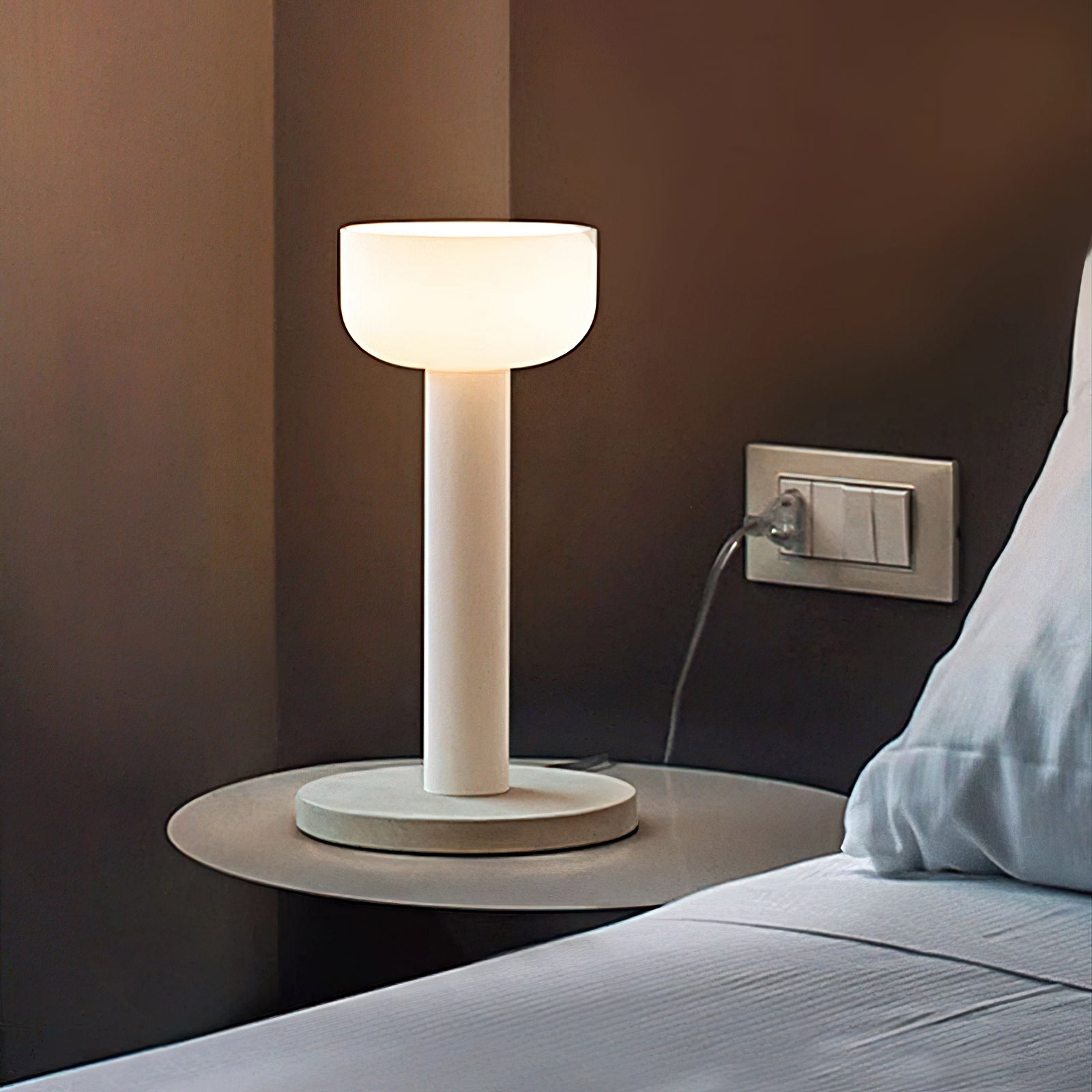 Marco Modern LED Table Lamp - Adjustable Brightness & Color Temperature for Bedroom, Living Room, Office - Energy Efficient Desk Light for Reading, Working & Relaxing