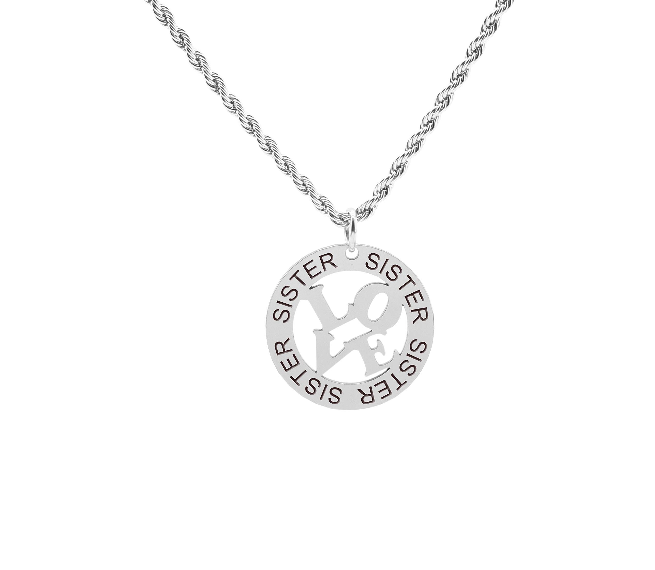 Pink Box Inspirational LOVE Necklace - Elegant Gift for Women, Valentine's Day, Anniversary & Everyday Wear