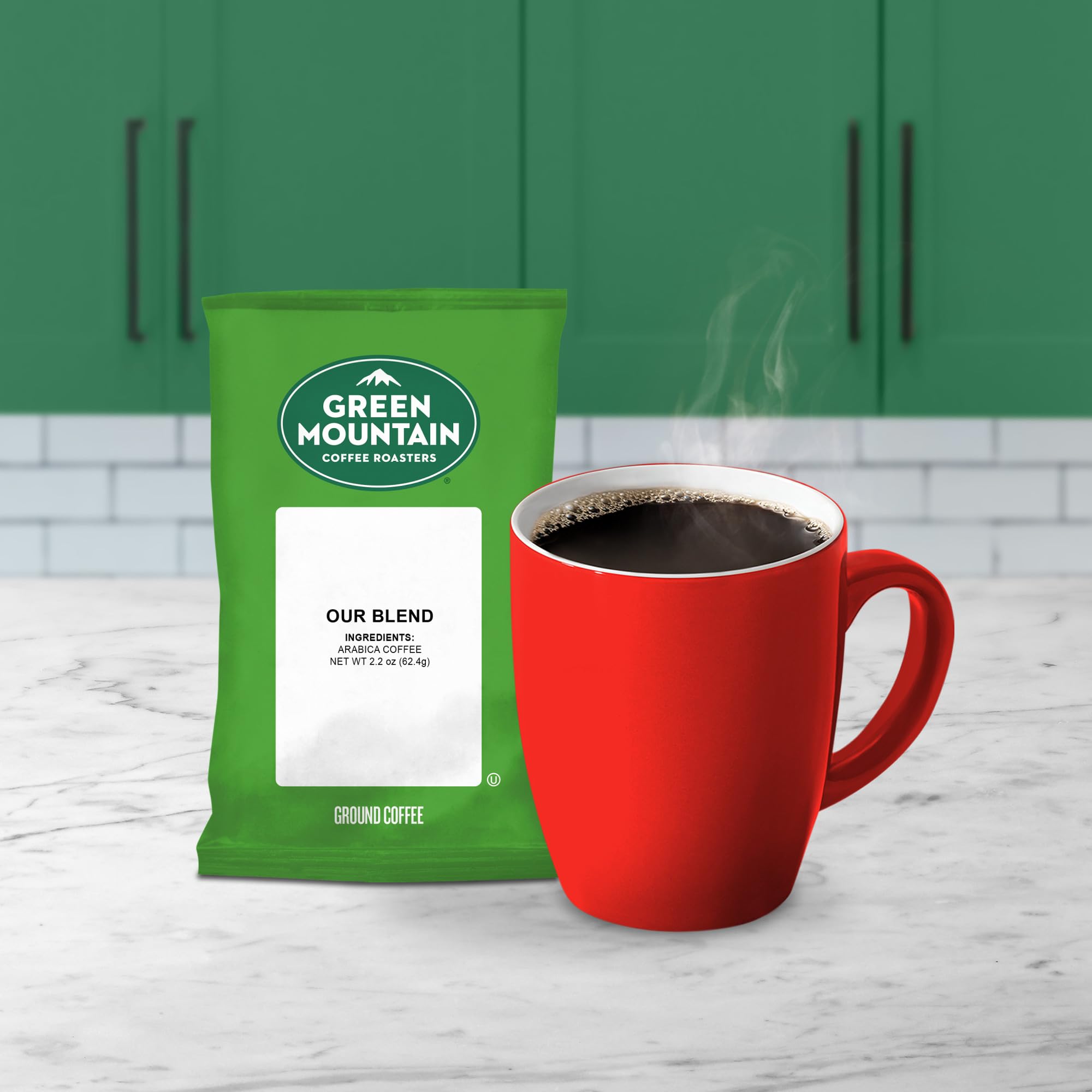 Green Mountain Coffee Roasters Our Blend K-Cup Pods - 100 Count (2.2 oz) Medium Roast Coffee for Keurig Brewers | Perfect for Office, Home & Morning Brew