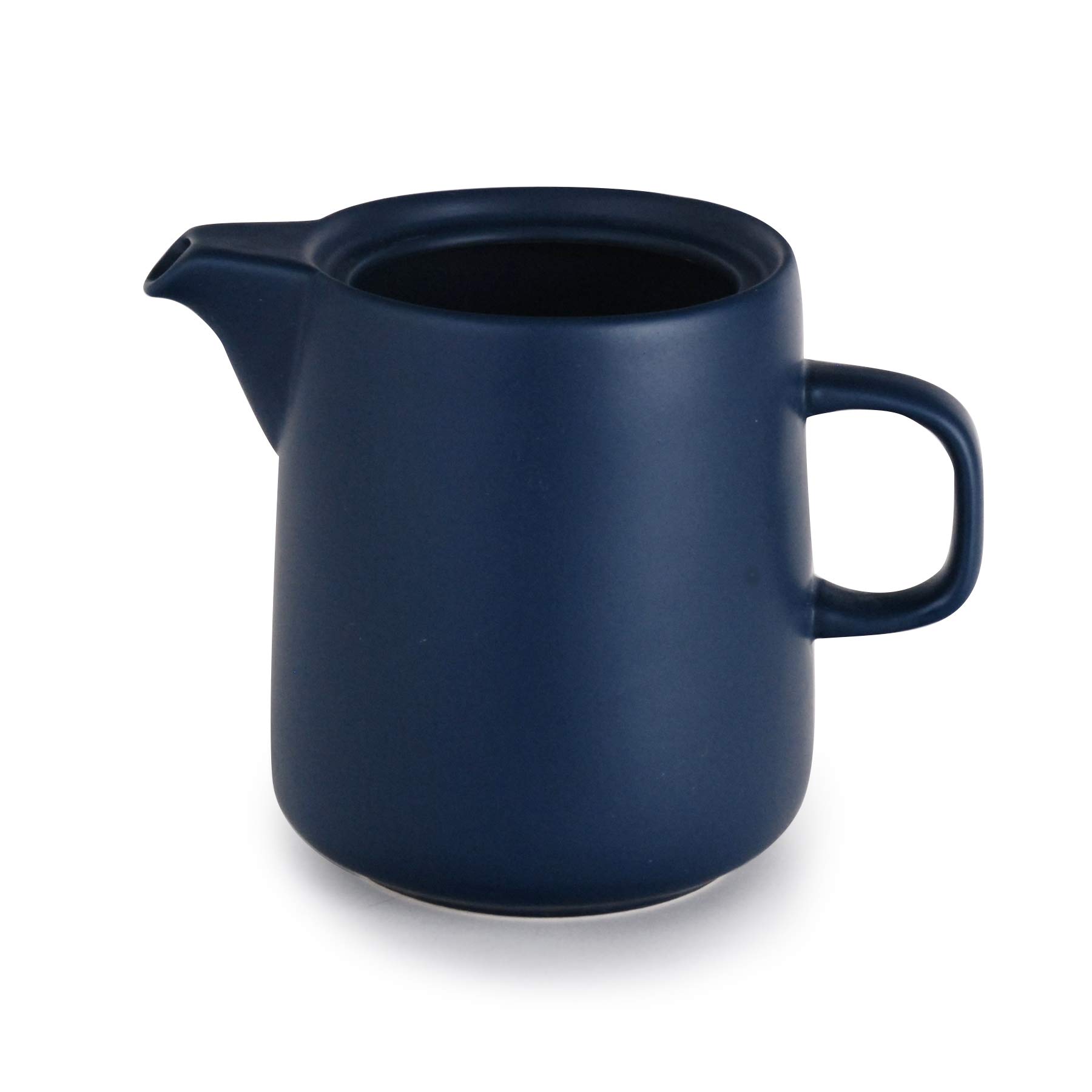 Premium Japanese Hinomaru Porcelain Pour Over Coffee Maker - Portable Dripper Carafe for Home Baristas & Coffee Lovers (Navy Blue) - Perfect for Office, Camping & Daily Brewing