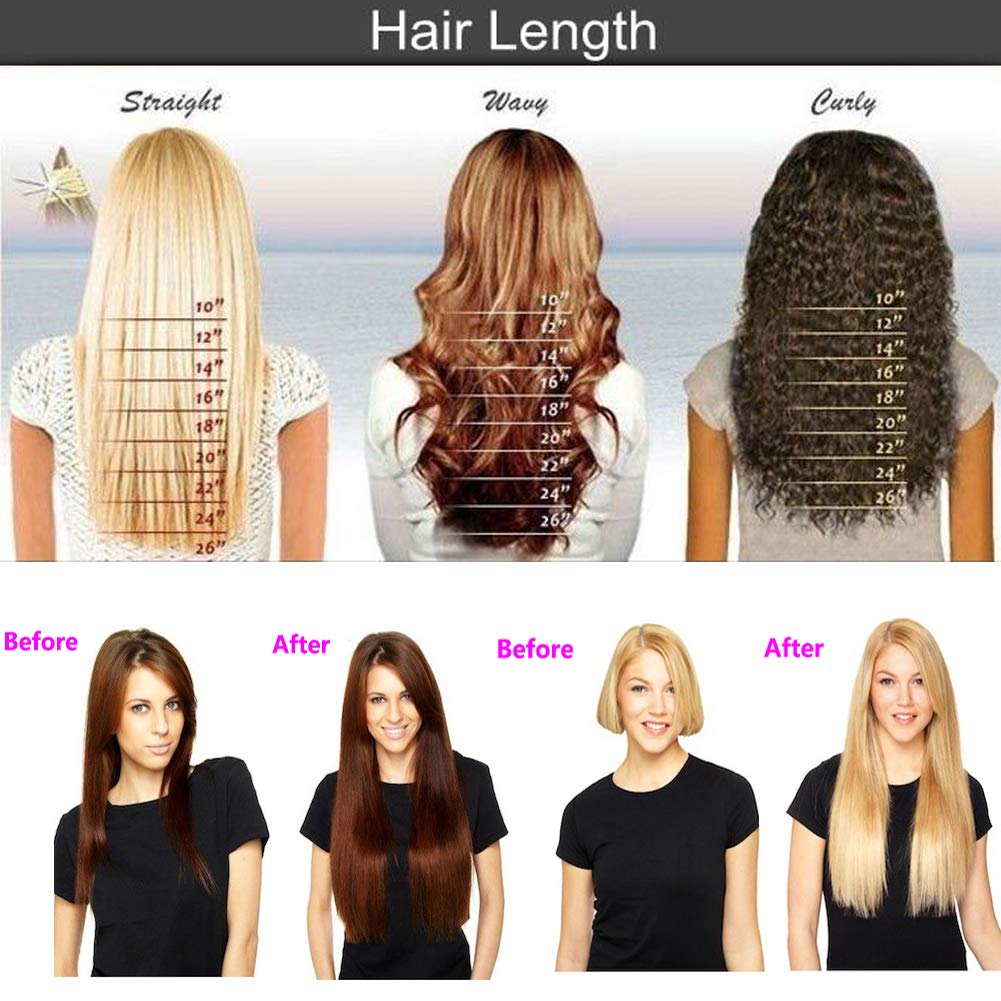 Benehair 22 Inch Real Human Hair Halo Extensions - 100% Remy Human Hair with Invisible Wire & Fish Line, Dark Brown (#2) - Perfect for Daily Wear, Special Occasions & Instant Volume Boost