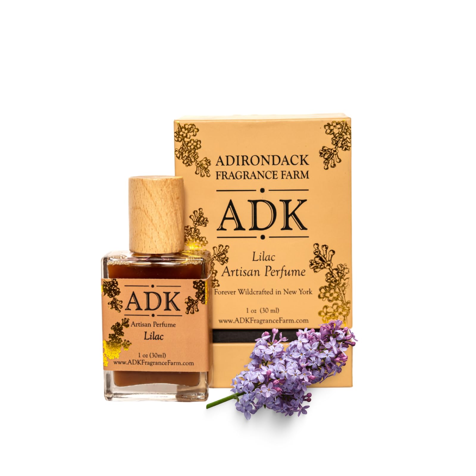 ADK Lilac Botanical Perfume Spray 1 oz (30 mL) - Natural Hypoallergenic Clean Fragrance for Women & Men with Lilac, Heliotrope & Cedar Notes | Floral Scent for Daily Wear, Romantic Dates & Special Occasions