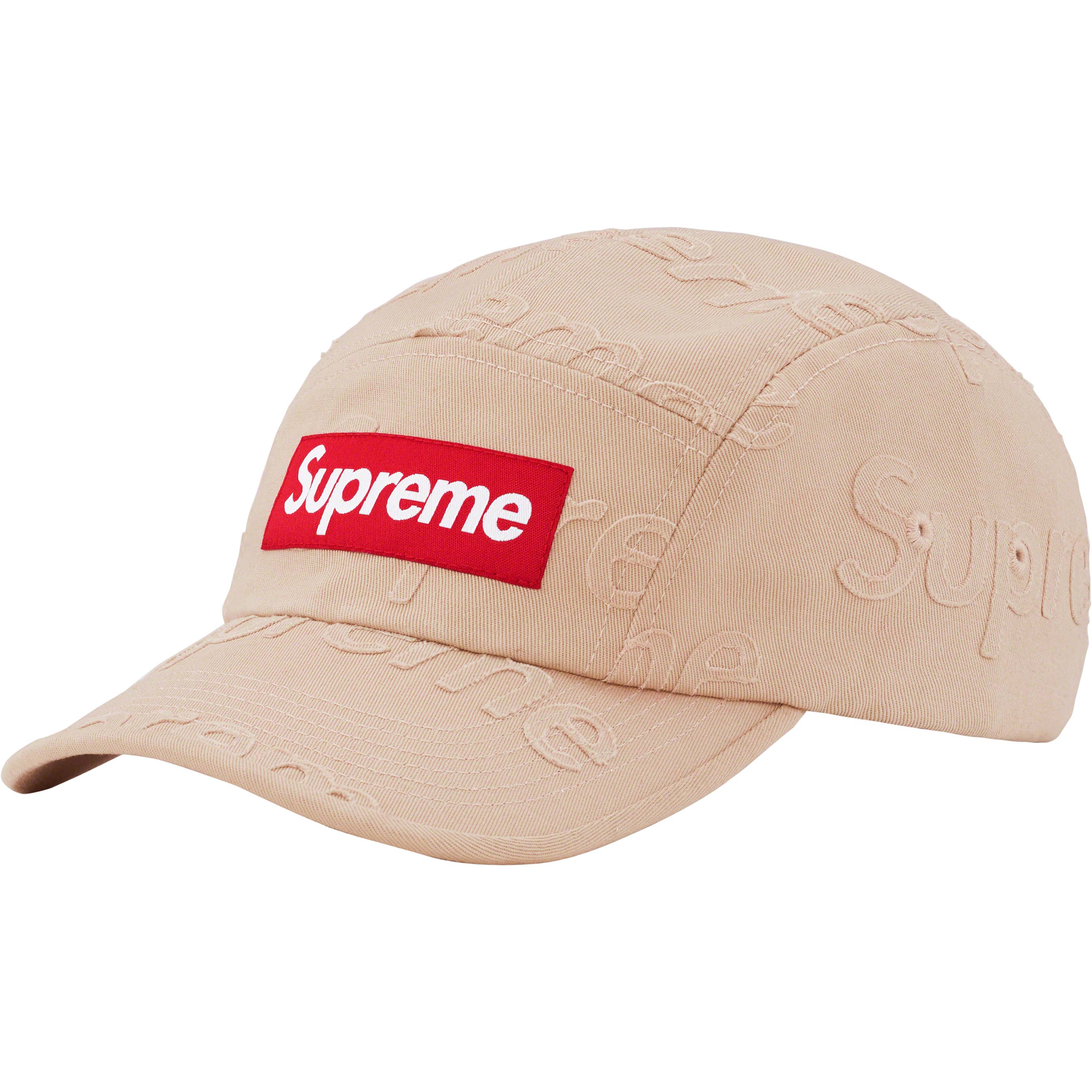 Supreme Lasered Twill Camp Cap Tan - Stylish & Comfortable Baseball Hat for Men & Women - Perfect for Outdoor Activities, Sports & Casual Wear