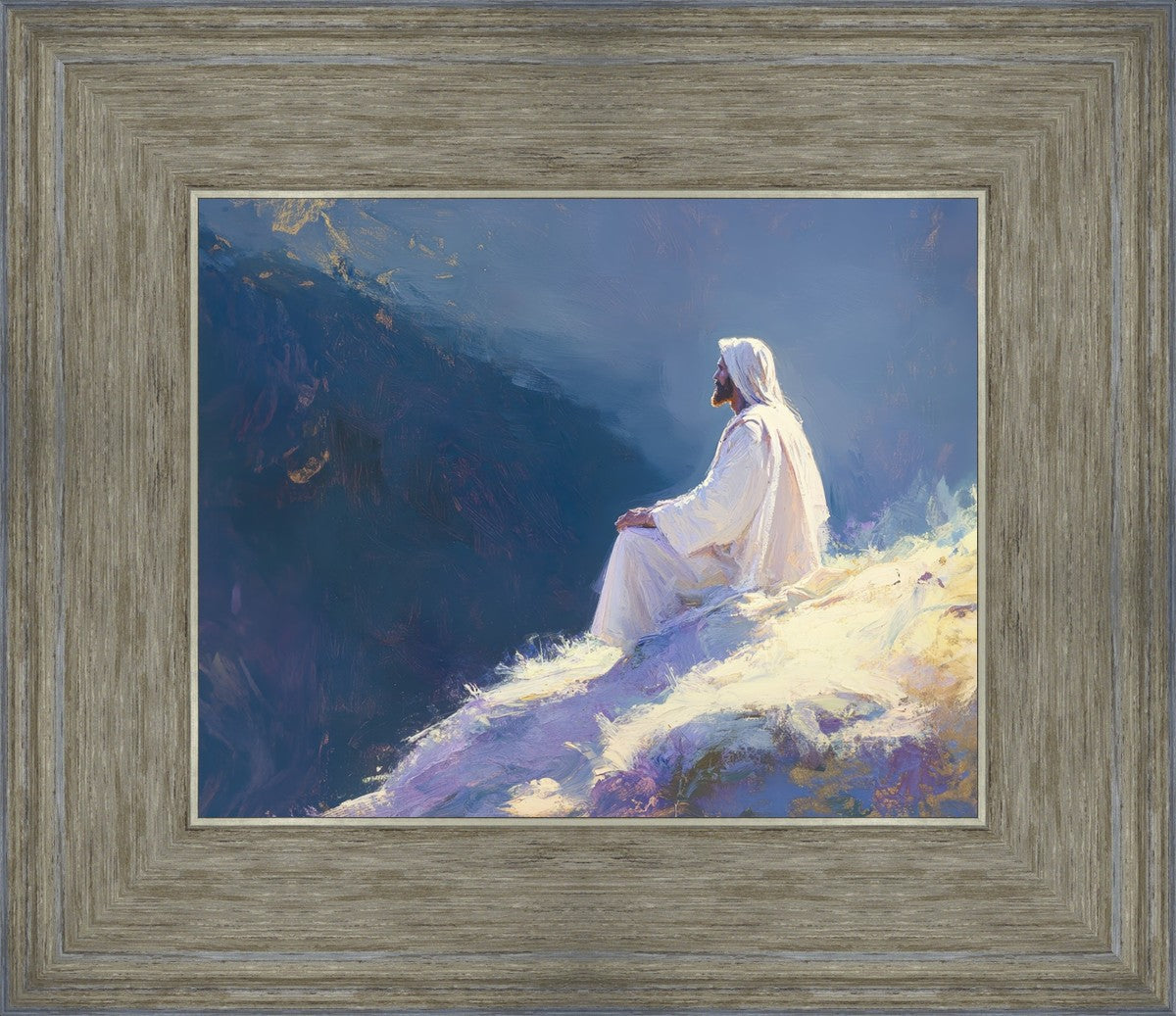 Contemplation By Justin Anna Culebro - Abstract Wall Art Painting for Home & Office Decor | Perfect for Living Room, Bedroom or Meditation Space