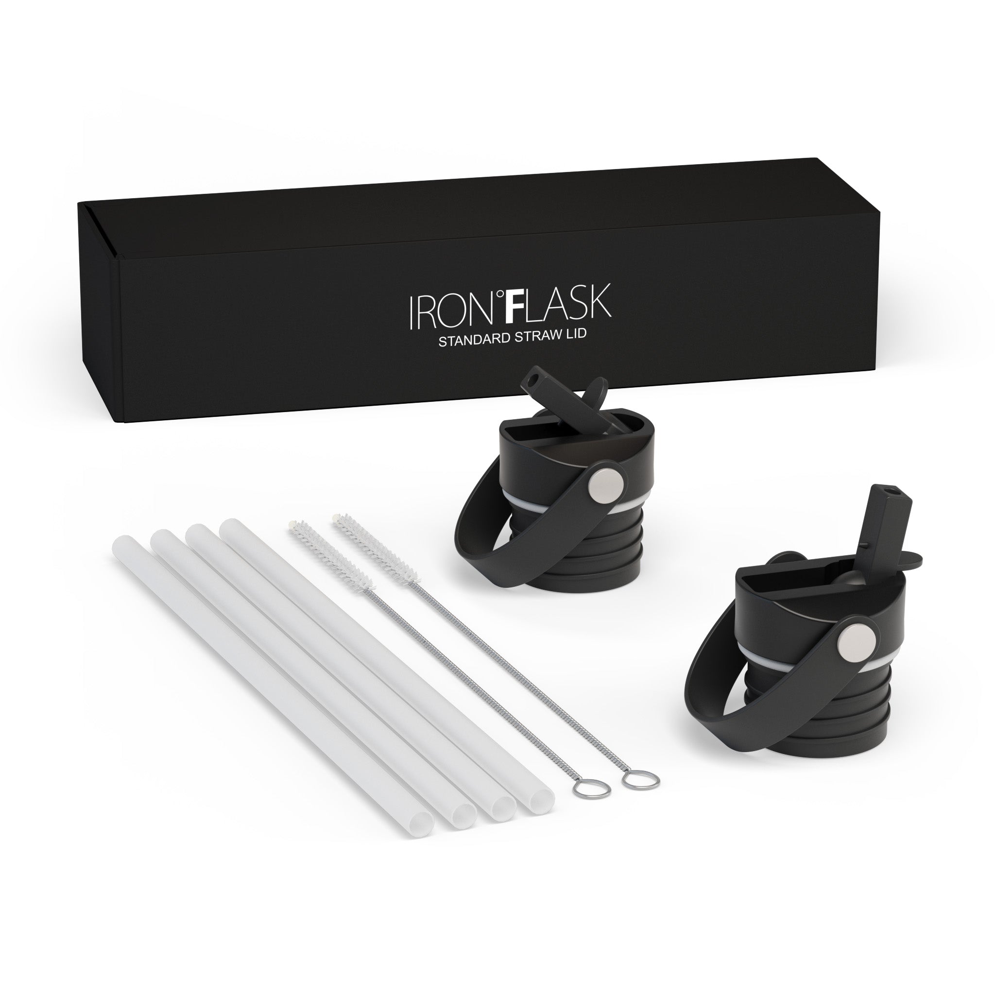 Straw Lid Set for Narrow Mouth Water Bottles - Leak-Proof & BPA-Free - Perfect for Hiking, Gym, and Travel Hydration