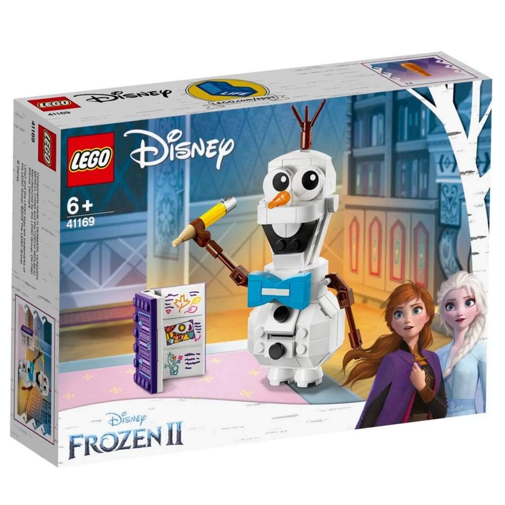 LEGO Disney Frozen II Olaf 41169 Building Kit - 122 Piece Snowman Toy Figure for Kids Ages 6+, Perfect for Birthday Gifts, Christmas Presents & Frozen Themed Playtime