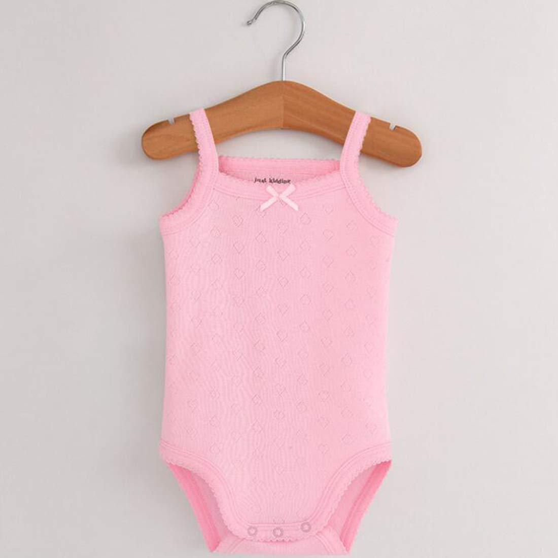 Baby Girls Spaghetti Strap Bodysuit - Sleeveless Cotton Tank Top Onesie Set (3-Pack) | Soft Summer Outfits for Newborns & Infants | Perfect for Playdates, Beach Trips & Family Photos