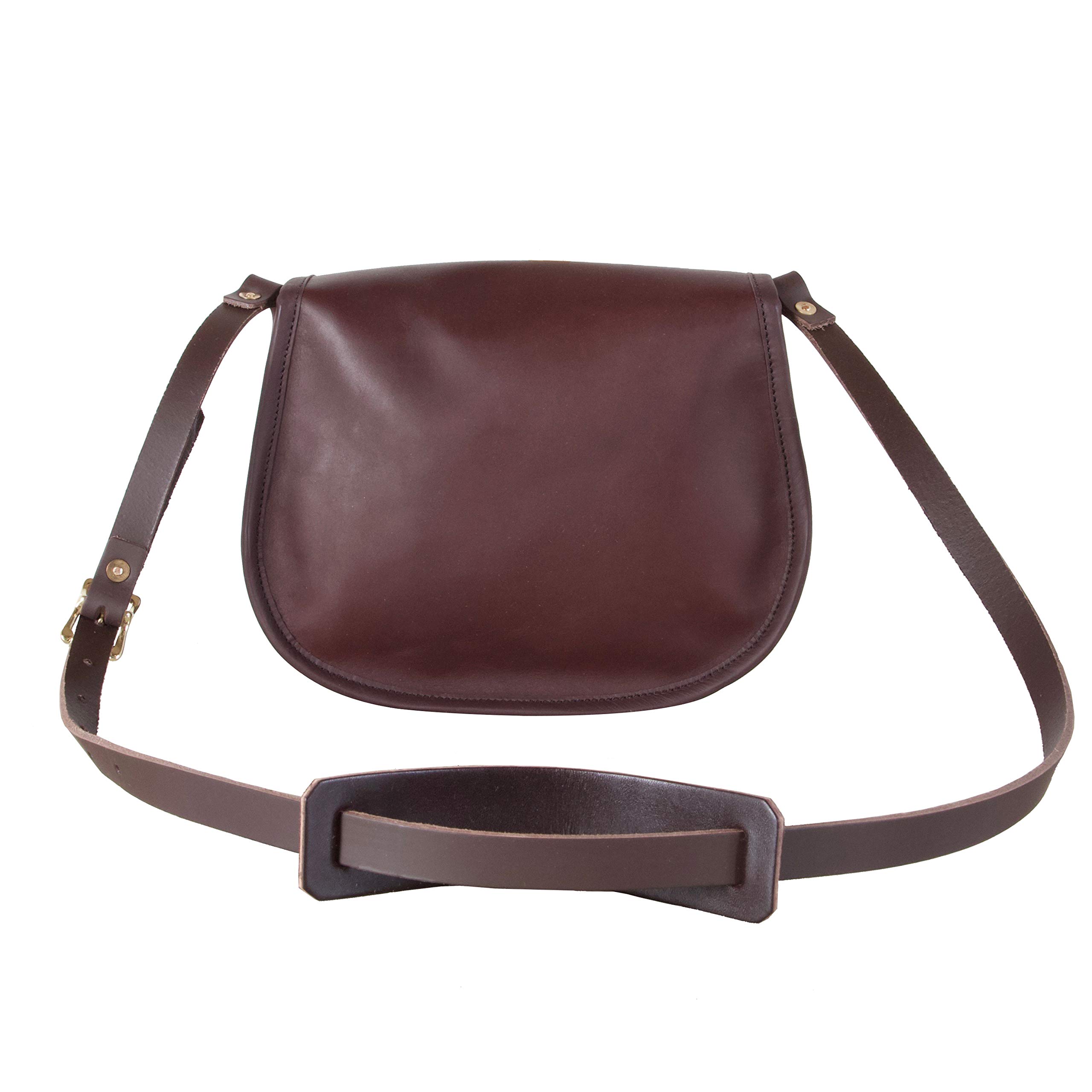 Duluth Pack #50 Classic Pebbled Leather Purse for Women - Genuine Leather Handbag with Adjustable Strap, Durable & Stylish Crossbody Bag - Perfect for Work, Travel, and Everyday Use
