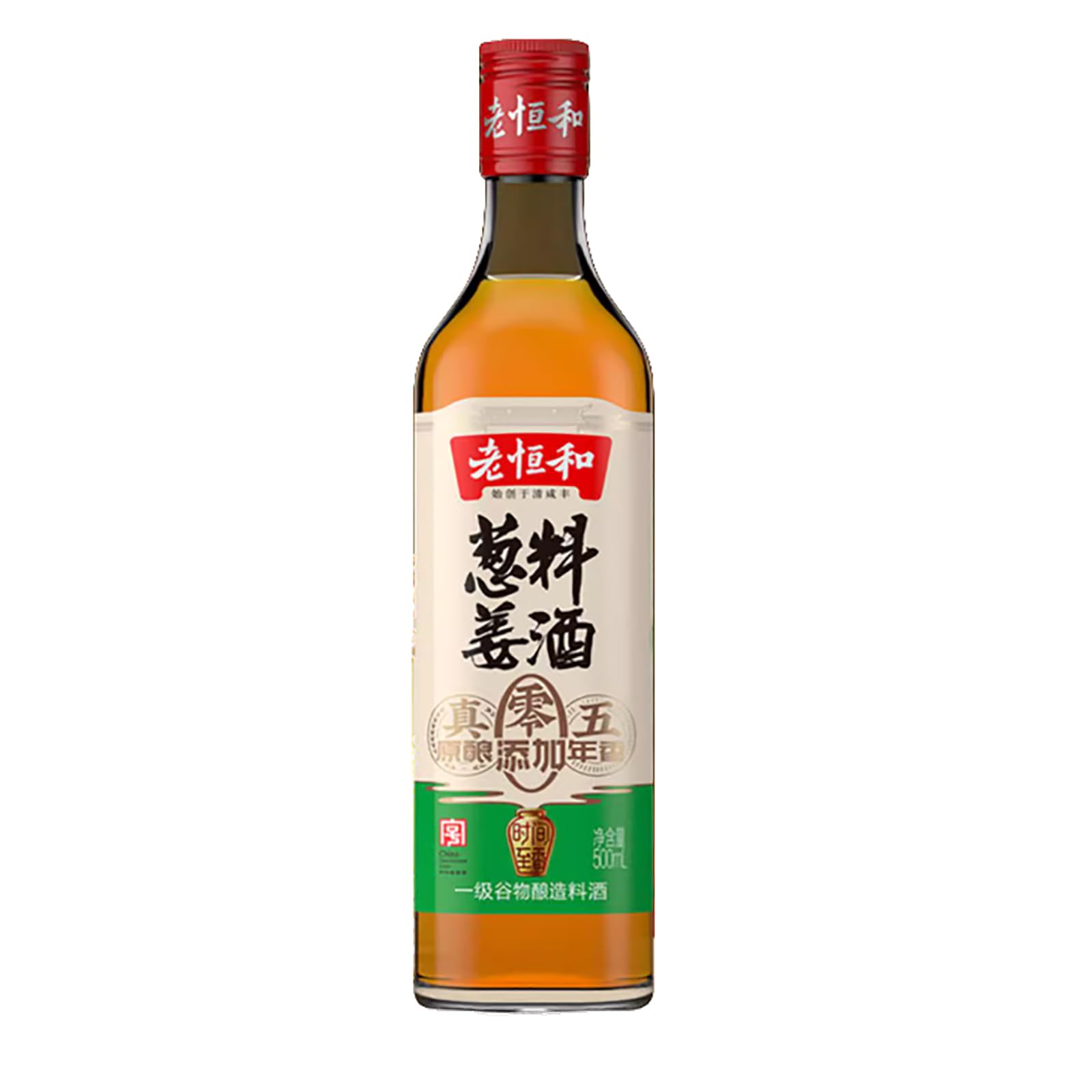 Premium Shaoxing Rice Cooking Wine - Authentic Chinese Traditional Fermented Rice Wine for Stir-Fry, Braising & Marinating - 500ml Bottle (1 Pack) - Ideal for Asian Cuisine, Home Cooking & Gourmet Recipes