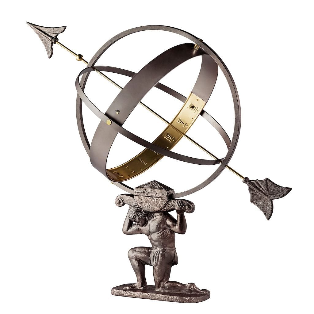 Good Directions Atlas Armillary Sundial - Outdoor Garden Decor, Patio & Backyard Ornament - Perfect for Decorative Landscaping & Unique Gift Ideas