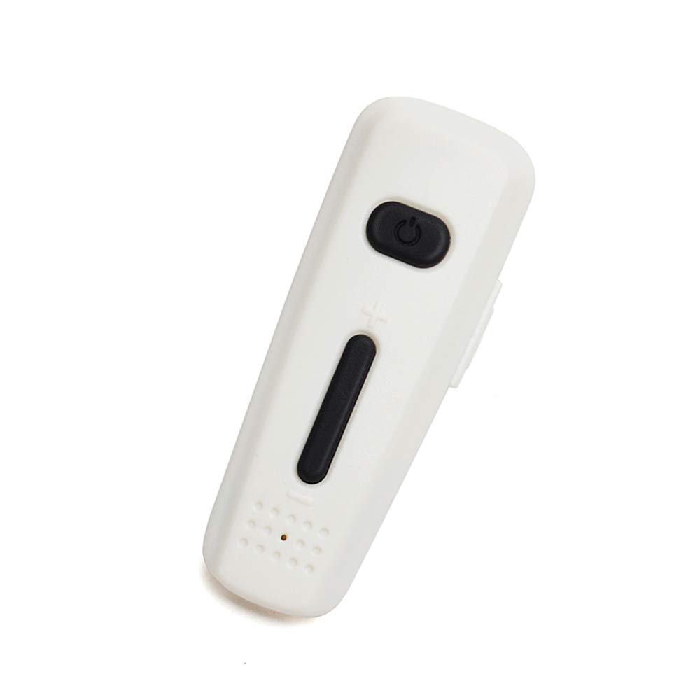 TWAYRDIO Wireless Bluetooth PTT Headset with Earbuds & Earhook - Compatible with Zello Walkie Talkie App, Hands-Free Communication for Truckers, Security, Construction (White) - Perfect for On-the-Go Professionals & Outdoor Activities