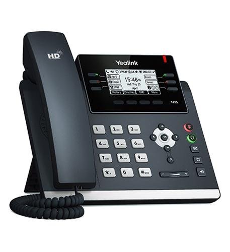 Yealink SIP-T42S Business VoIP Phone System - 24-Pack Bundle with Voicemail, Auto Attendant, Call Recording | Includes 1 Year Free TWAComm.com Service & Mobile/Remote Extensions | Ideal for Offices, Call Centers & Remote Teams