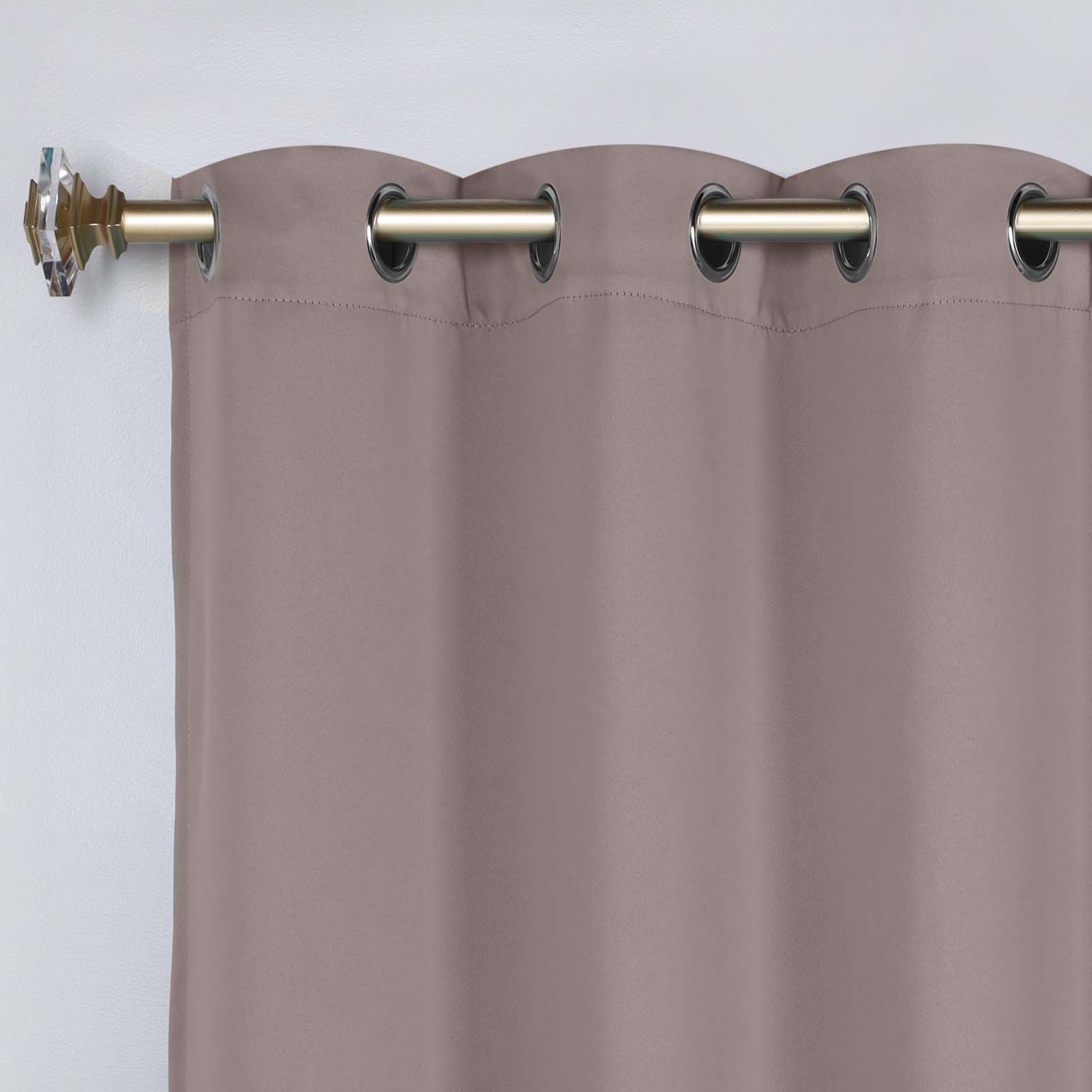 Premium Blackout Curtains Set of 2 - 100% Room Darkening, Machine Washable & Noise Reducing for Bedroom, Nursery & Home Theater