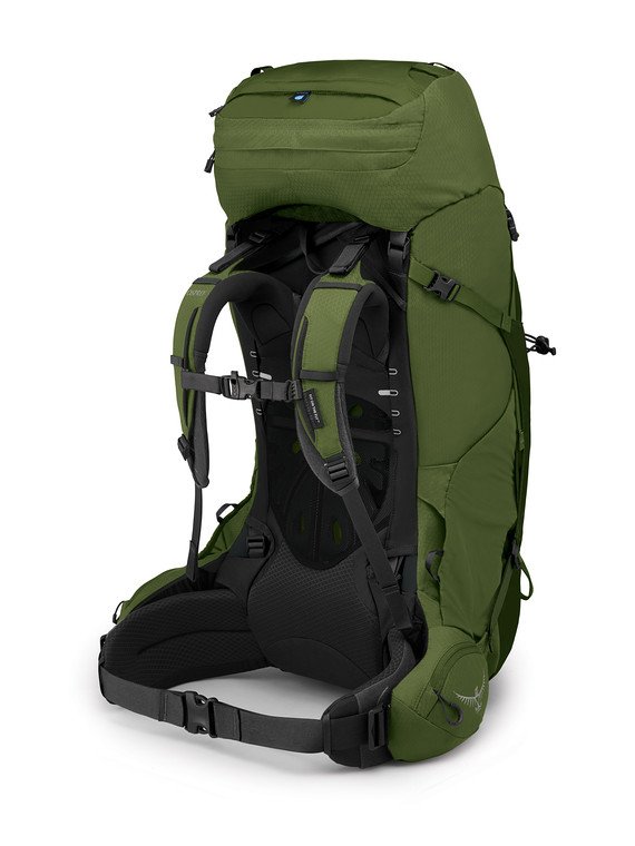 Osprey Aether 65 Backpack - Lightweight Hiking Backpack for Men & Women, 65L Travel Backpack with Adjustable Suspension - Perfect for Camping, Trekking & Outdoor Adventures