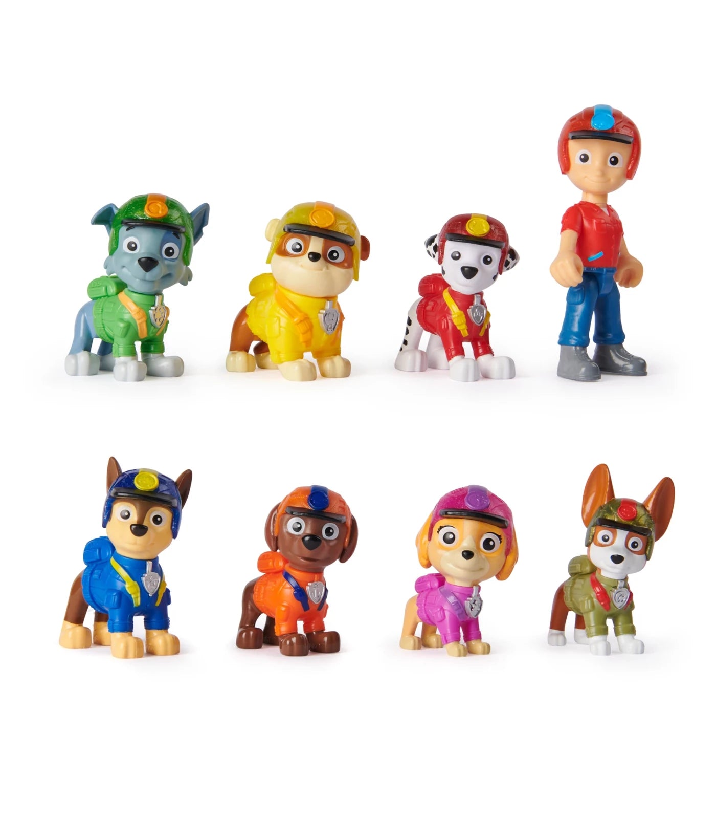 PAW PATROL JUNGLE PUPS Action Figure Toy Set - 6 Pack with Chase, Marshall, Skye & More | Perfect Gift for Kids Birthday & Christmas | Adventure Play & Collectible Fun