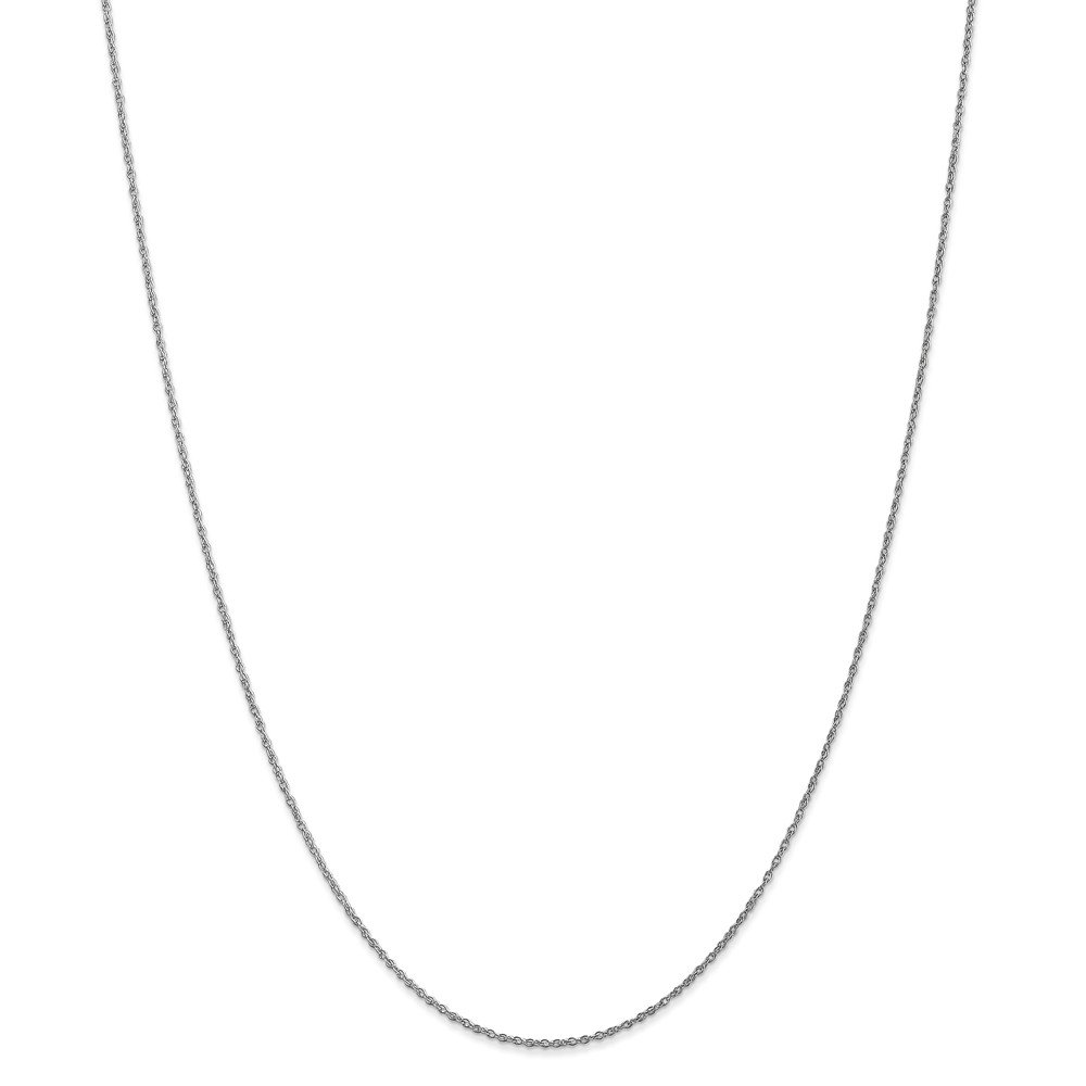10K White Gold 0.8mm Baby Rope Chain Necklace for Women - Dainty Delicate Layering Jewelry Gift for Her, Perfect for Everyday Wear, Special Occasions & Anniversary Gifts