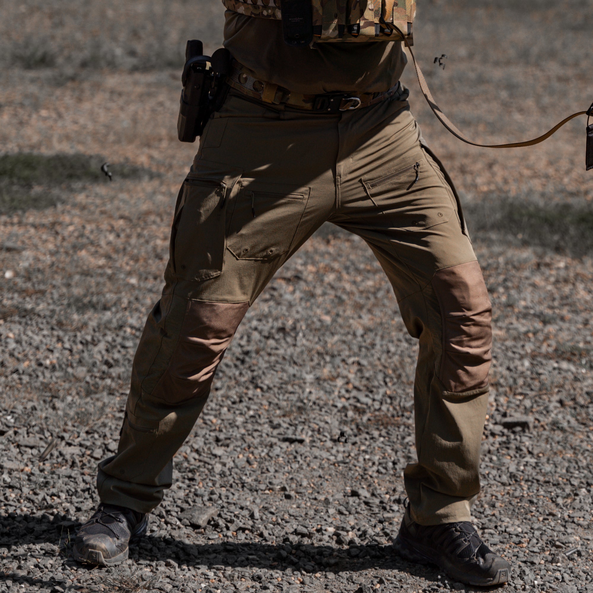 Tactical Op Assault Pants in OD Green - Durable Military Style Combat Pants for Outdoor Adventures, Airsoft & Tactical Training