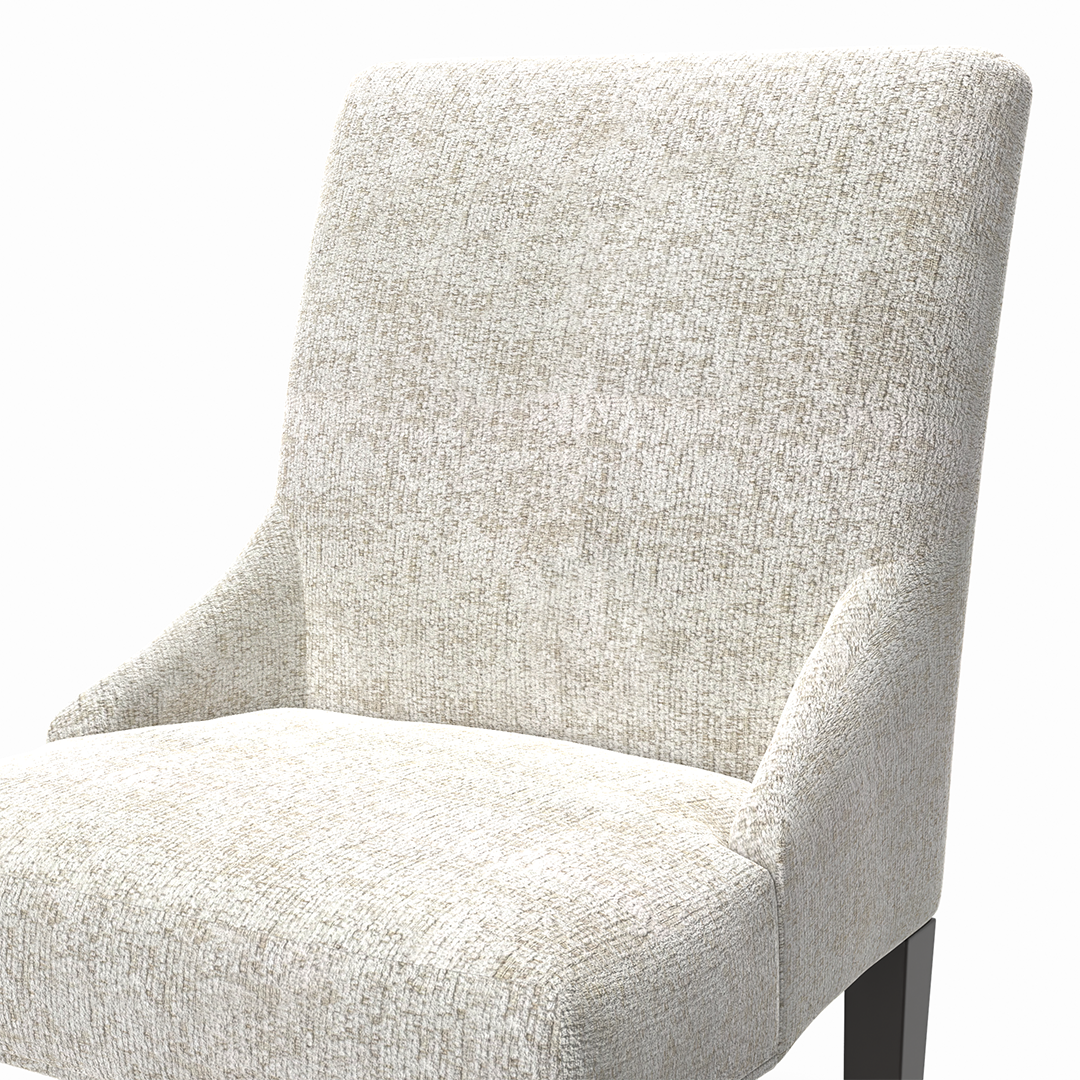 Angelina Upholstered Counter Stool - Modern Kitchen Bar Stool with Cushioned Seat, Adjustable Height for Breakfast Nook, Kitchen Island & Home Bar Use