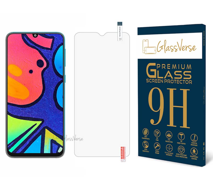 Premium 9H Tempered Glass Screen Protector for Samsung Galaxy F41 (6.4 Inch) - Full Screen Coverage, Anti-Scratch, Bubble-Free Installation Kit Included - Perfect for Daily Protection & Gaming