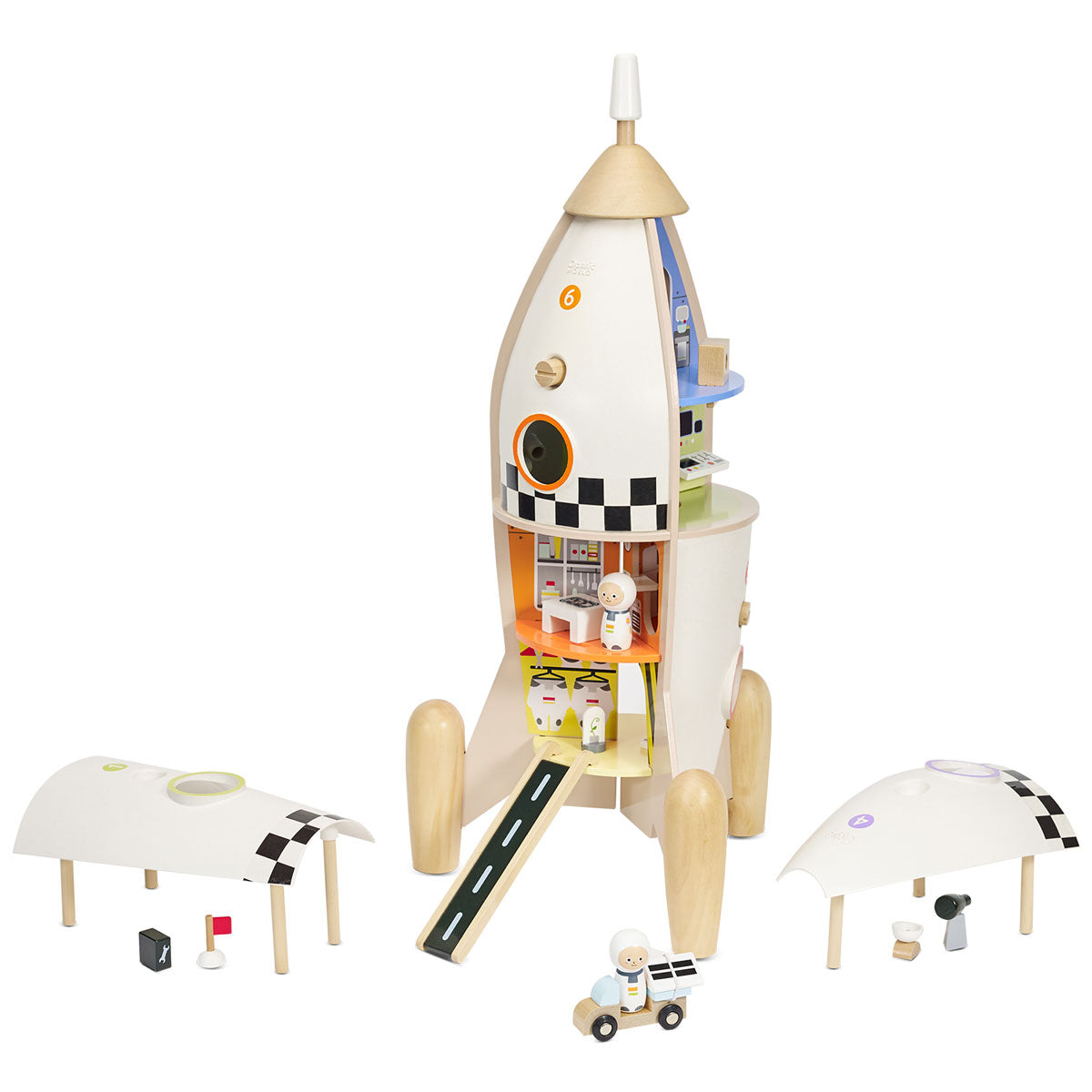 Classic World Pretend Play Rocket Toy for Kids - STEM Learning & Space Exploration Imaginative Play - Perfect for Indoor & Outdoor Adventures