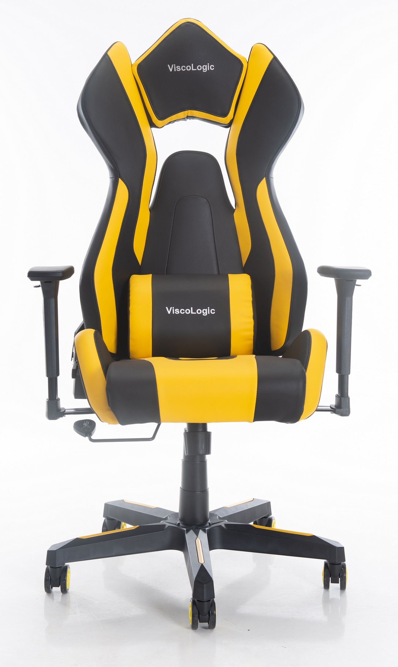 PRO X Series 7901 Ergonomic Gaming Chair - Black & Yellow - High Back Racing Style with Lumbar Support for PC, Console & Office Use