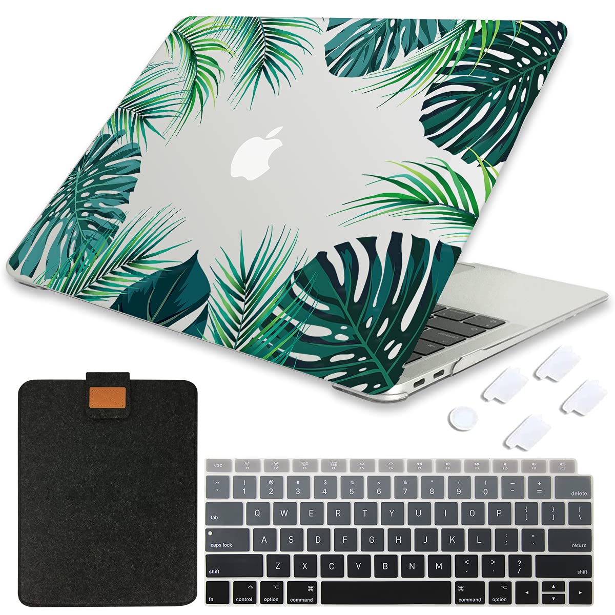 MAITTAO MacBook Air 13 Inch Case for 2020-2018 Models (A1932/A2179/A2337/M1) - Durable Hard Shell Cover with Keyboard Protector & Laptop Sleeve - Compatible with 13.3