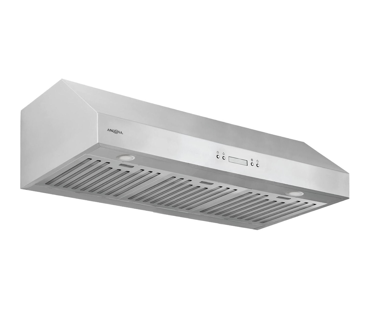 36 Inch Stainless Steel Range Hood with LED Lights - Powerful 900 CFM Kitchen Vent Hood for Stove Top, Wall Mount or Island Installation - Ideal for Home Cooking, Grilling & Smoke Removal