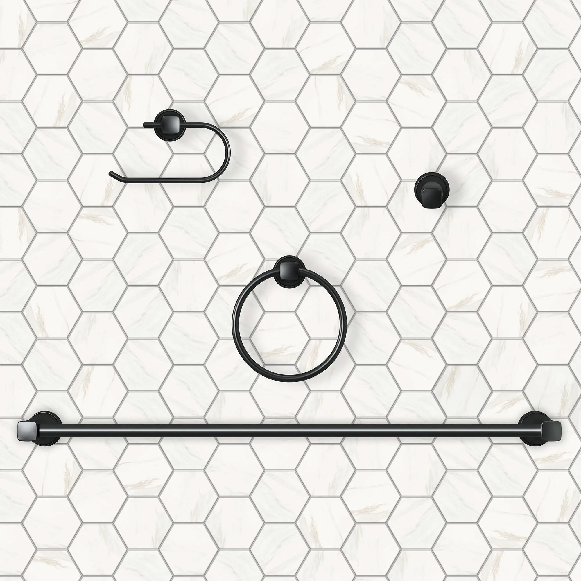 Glenmere Stainless Steel Towel Ring - Modern Bathroom Accessory for Hand & Face Towels - Perfect for Bathroom, Spa & Home Decor