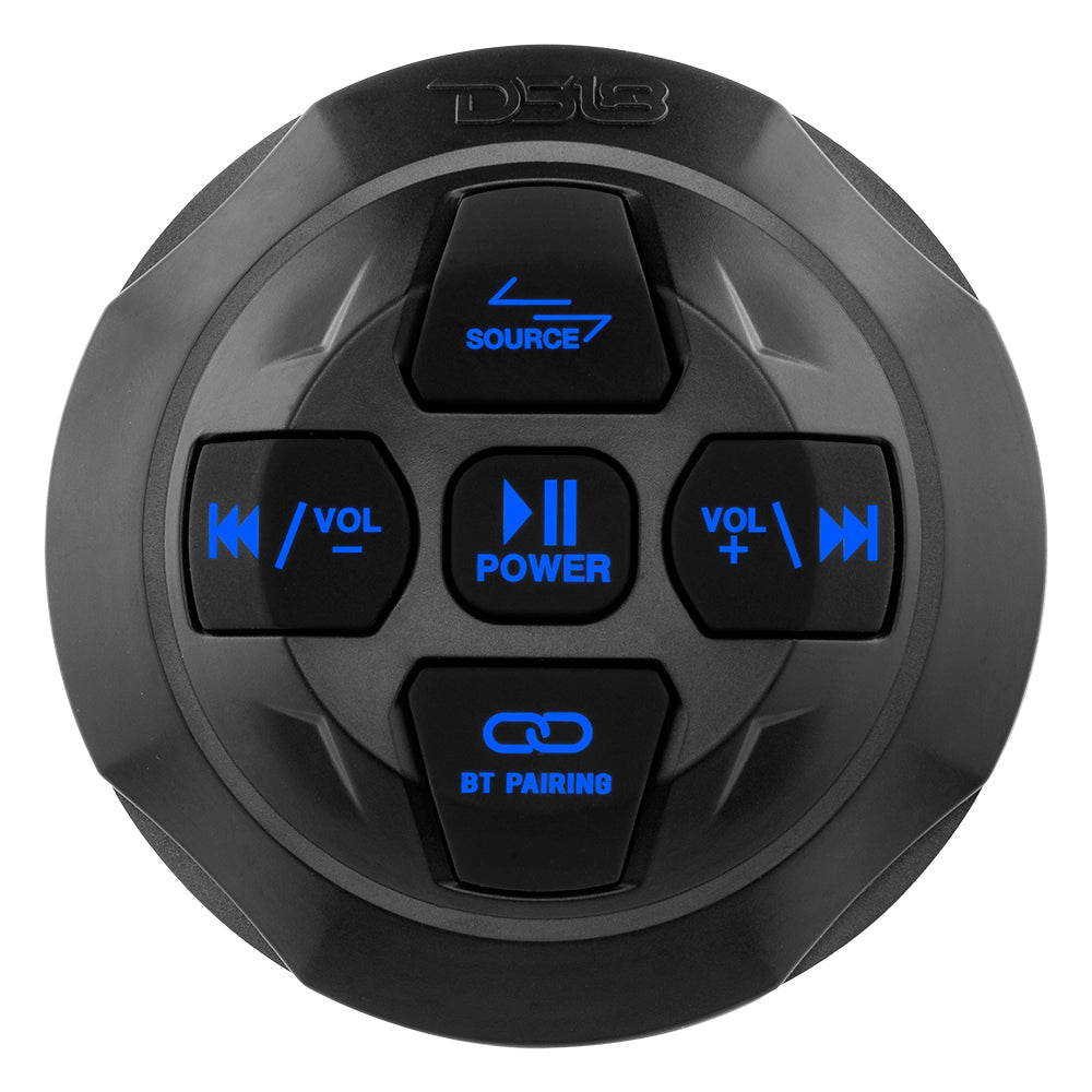 Waterproof Bluetooth Audio Receiver for Marine & Powersports - Wireless Music Streaming with Built-in Mic & Controls | Perfect for Boating, Motorcycles & Outdoor Adventures