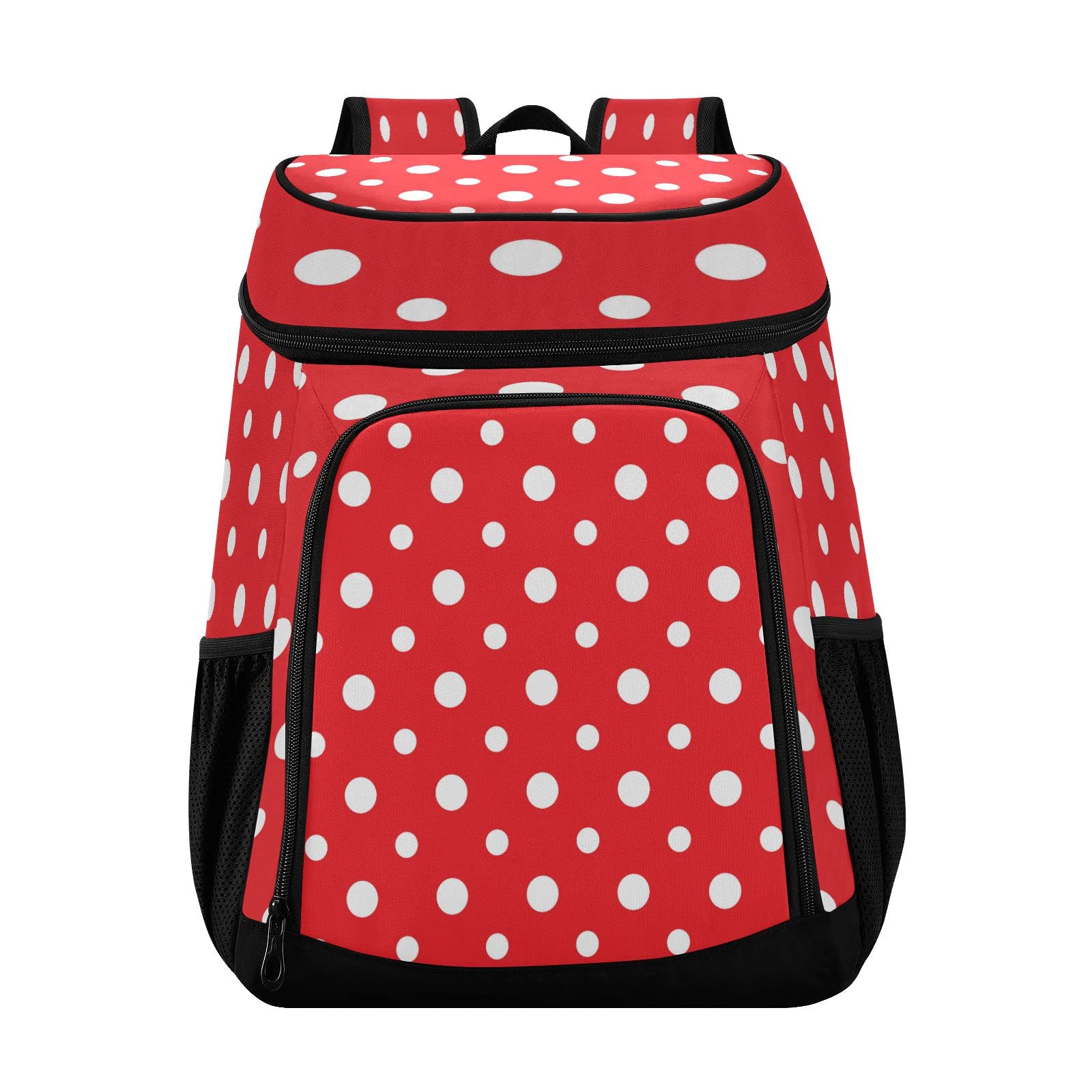 Lightweight Insulated Cooler Backpack for Men & Women - Large Capacity Brown Cow Pattern, Perfect for Camping, Beach Trips, Work, Travel, and Outdoor Picnics