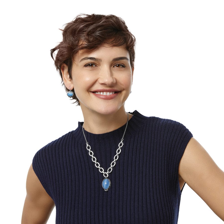 Blue Moon Short Necklace for Women - Elegant Layering Jewelry for Everyday Wear & Special Occasions