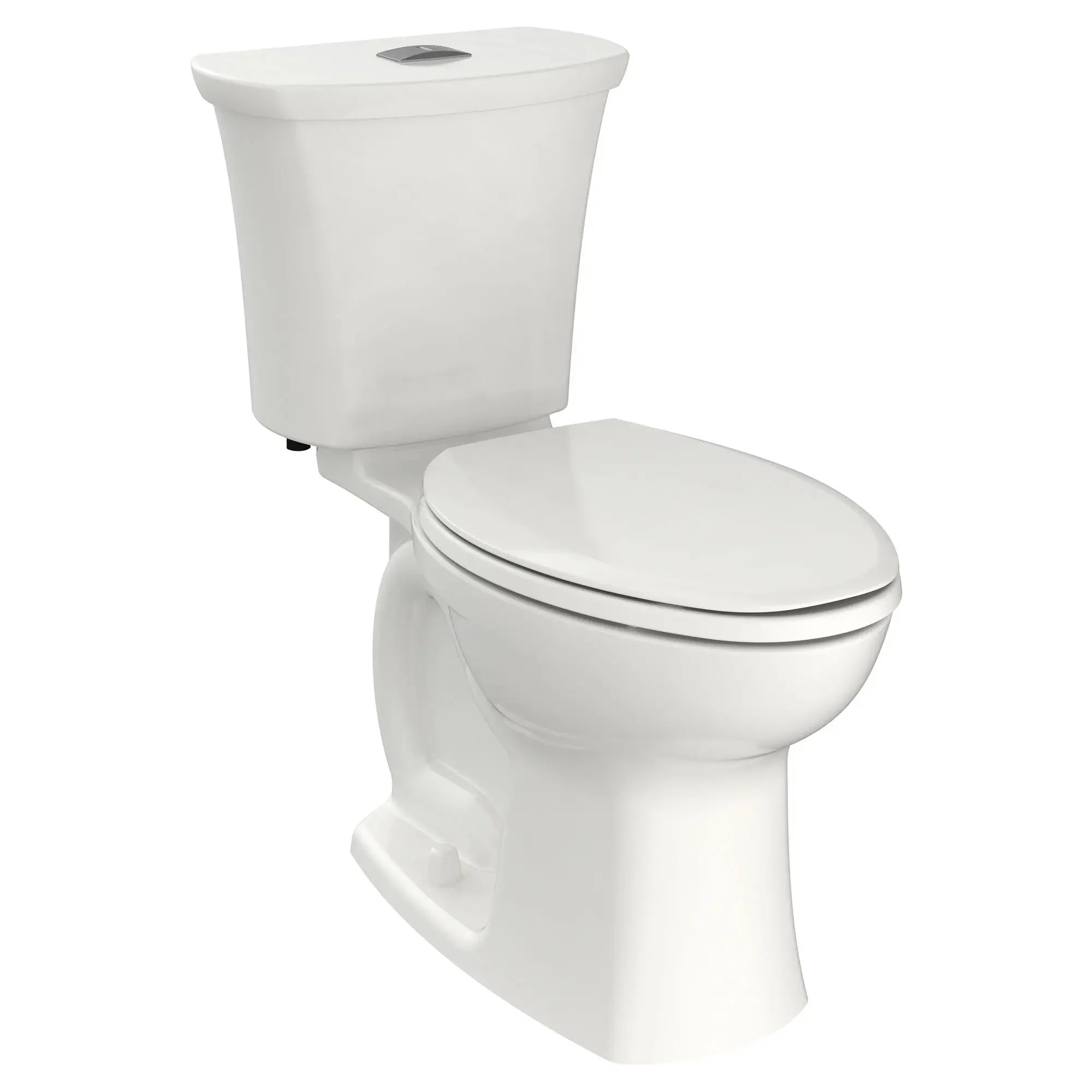 Edgemere® Dual Flush Elongated Toilet - 1.6 GPF/6.0 LPF & 1.1 GPF/4.2 LPF Water Saving, Chair Height Comfort, 2-Piece Design (Seat Not Included) - Perfect for Modern Bathrooms & Water Conservation Homes