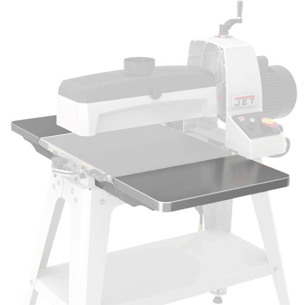 JET Infeed/Outfeed Tables for JWDS-1632/1836 Drum Sanders (723521) - Perfect for Woodworking & Sanding Projects
