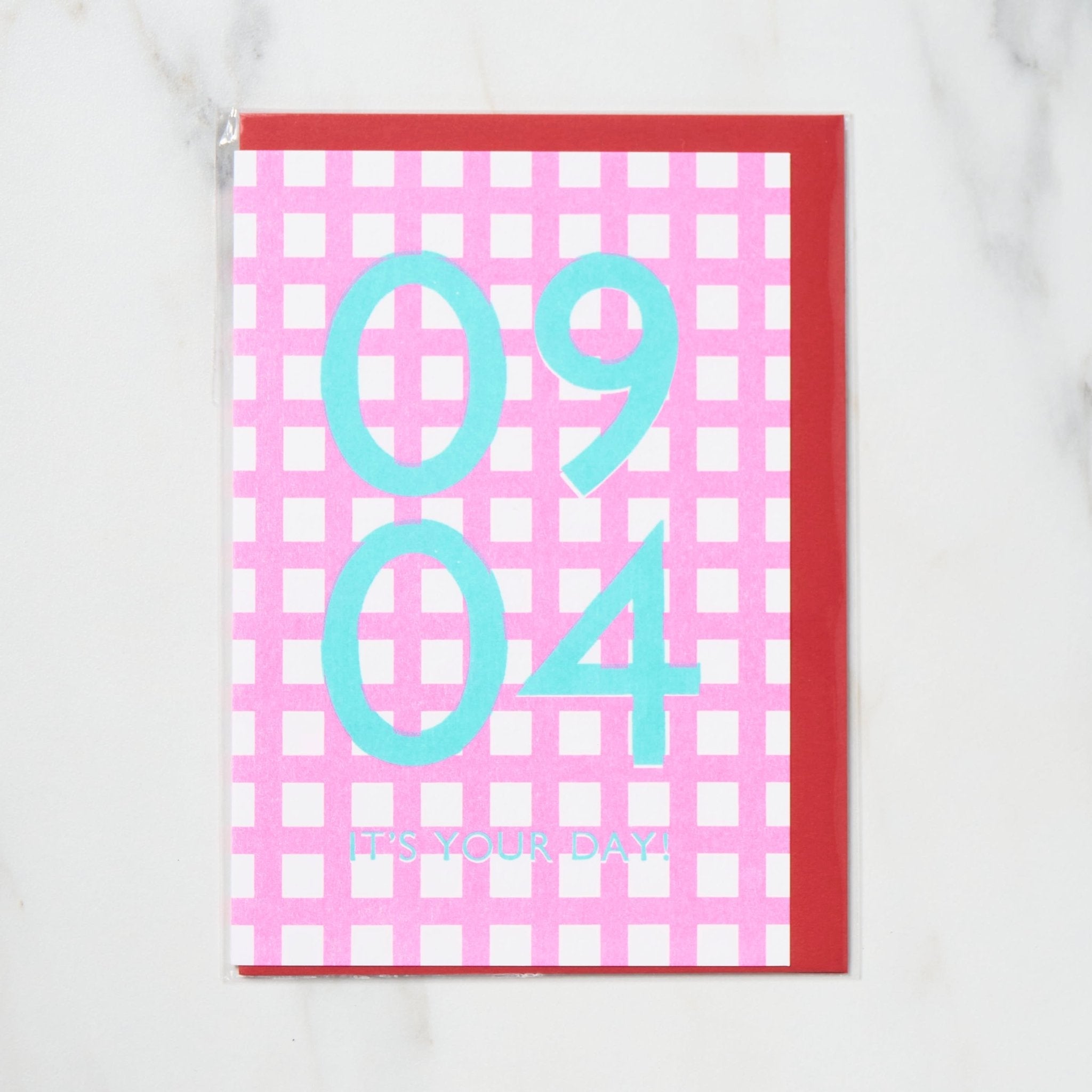 365 Find Your Day Card - September Letterpress Letters | Unique Greeting Cards for Birthdays, Anniversaries & Special Occasions
