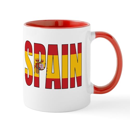 White/Red Inside - Spain Mugs