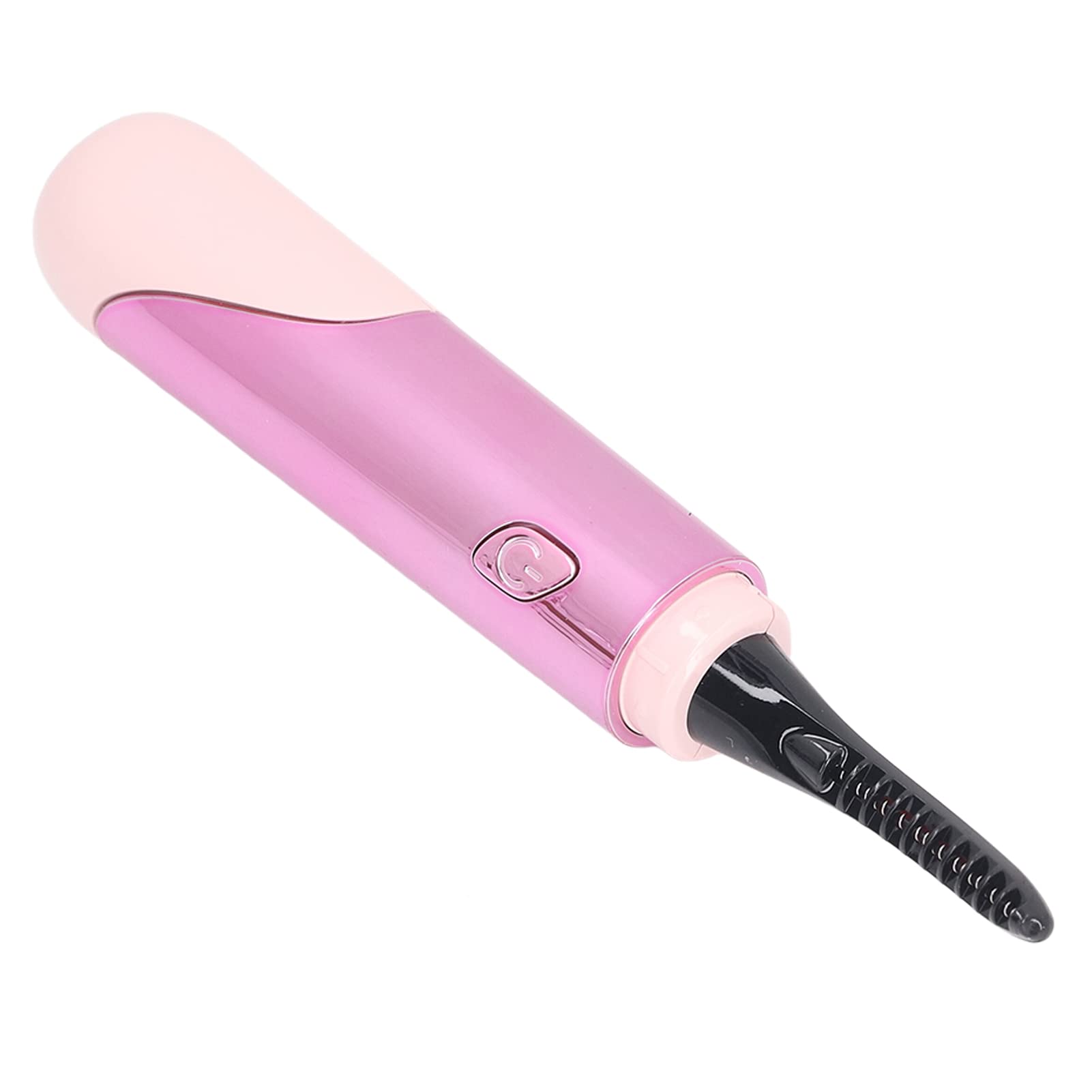 EXCLUZO Rechargeable Heated Eyelash Curler with 4 Temperature Settings - Long Lasting Battery, Ergonomic Curved Design for Salon & Home Use (Pink) | Perfect for Lash Lifting, Volume Enhancement & Natural Curling